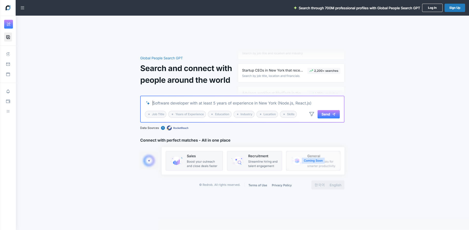 People Search GPT by Redrob gallery image