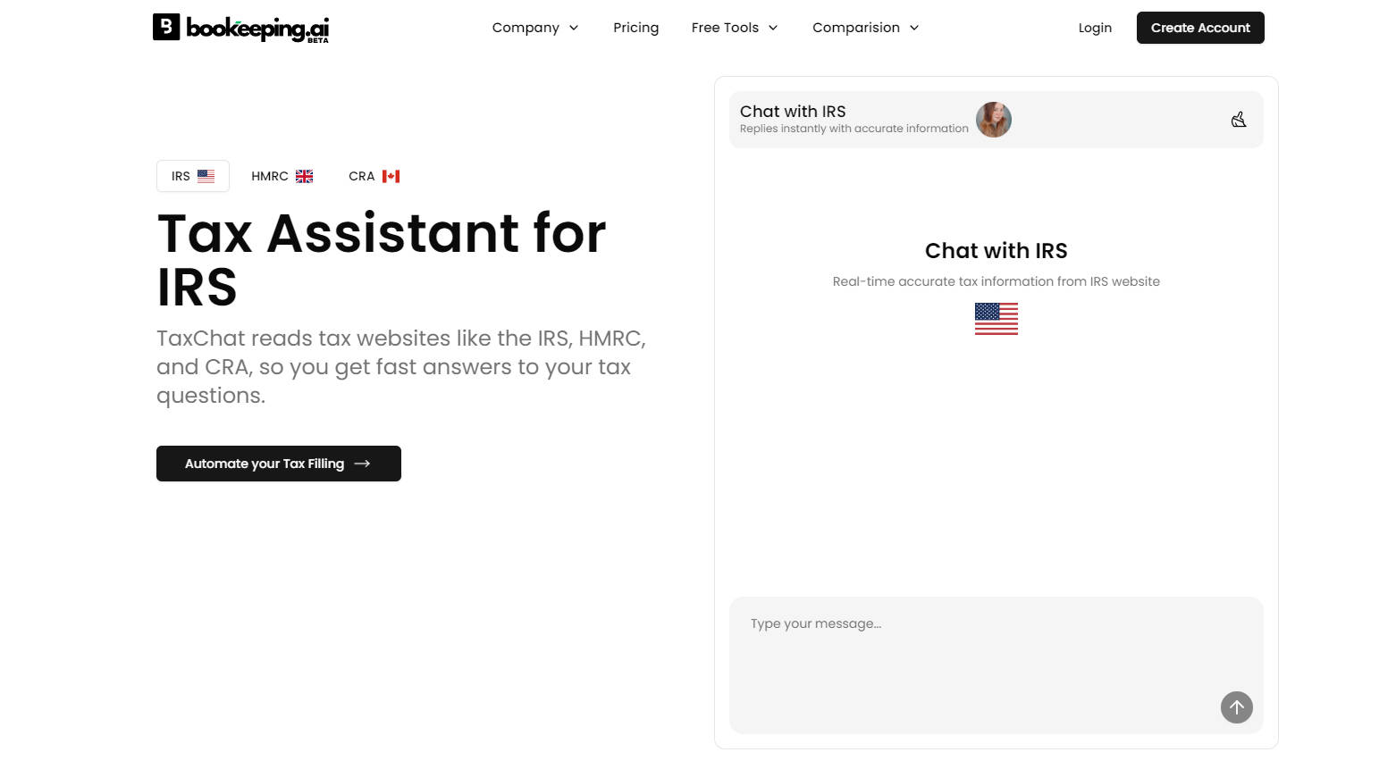 Free IRS AI Chatbot gallery image