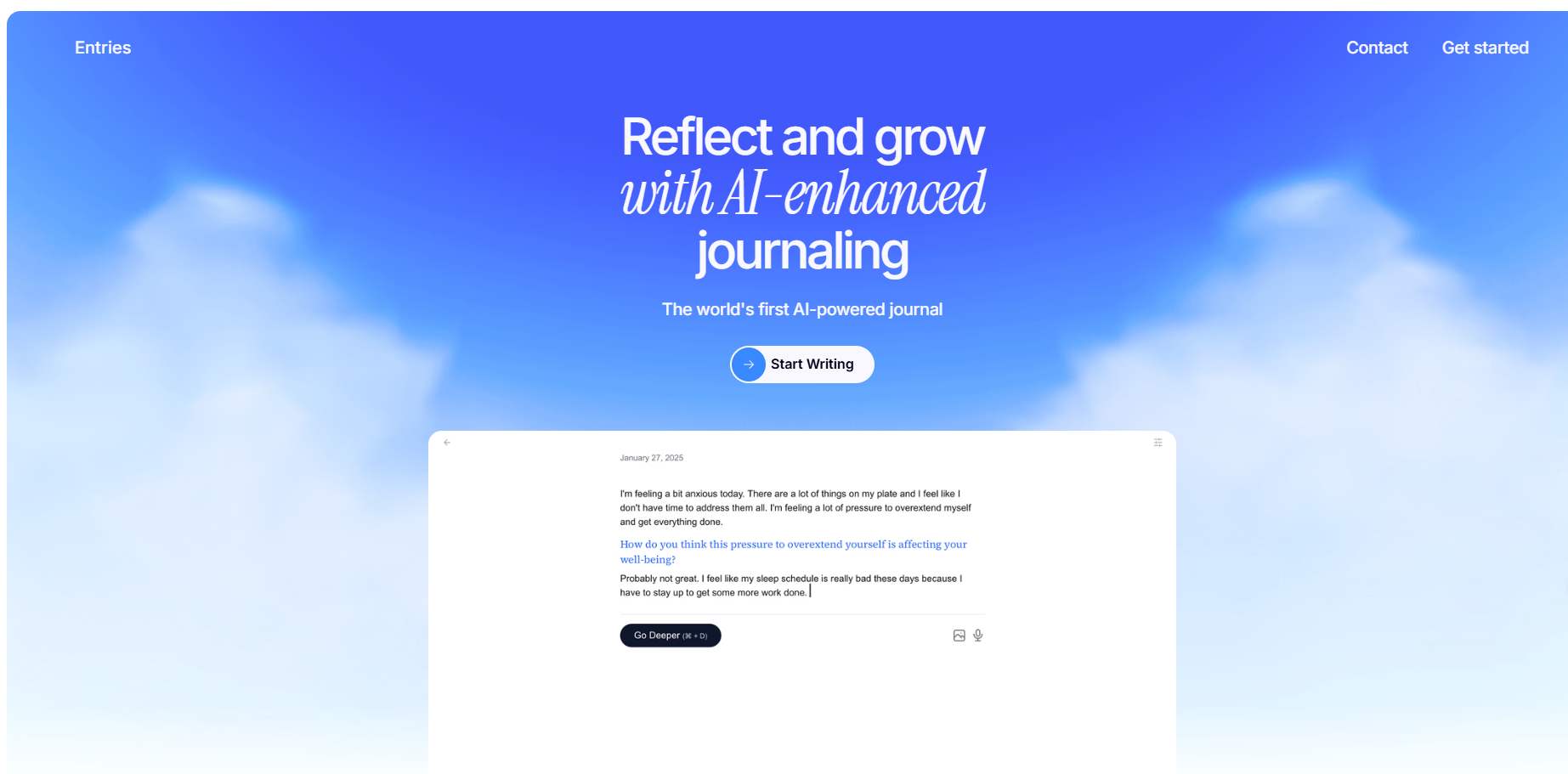 Entries AI gallery image