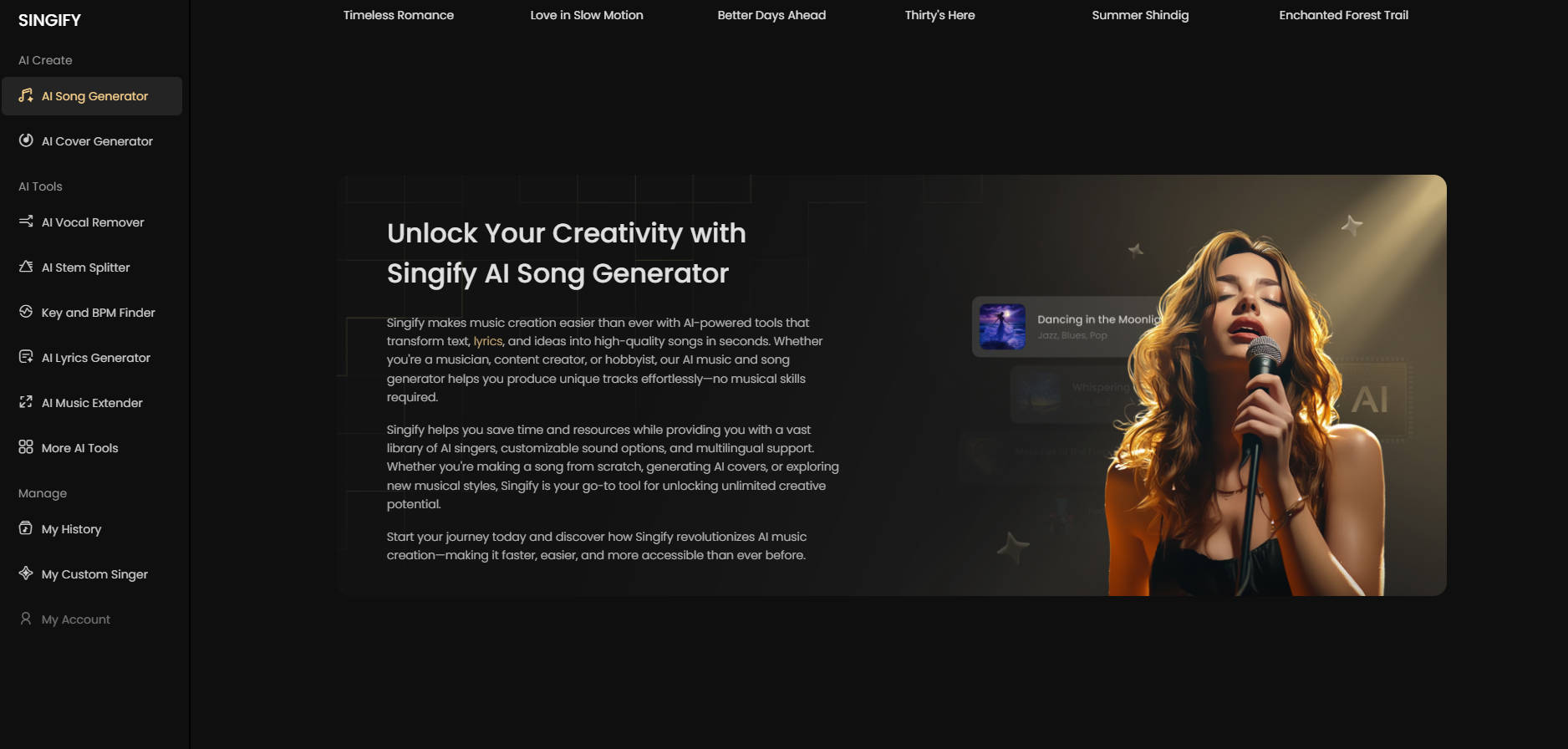 Singify gallery image