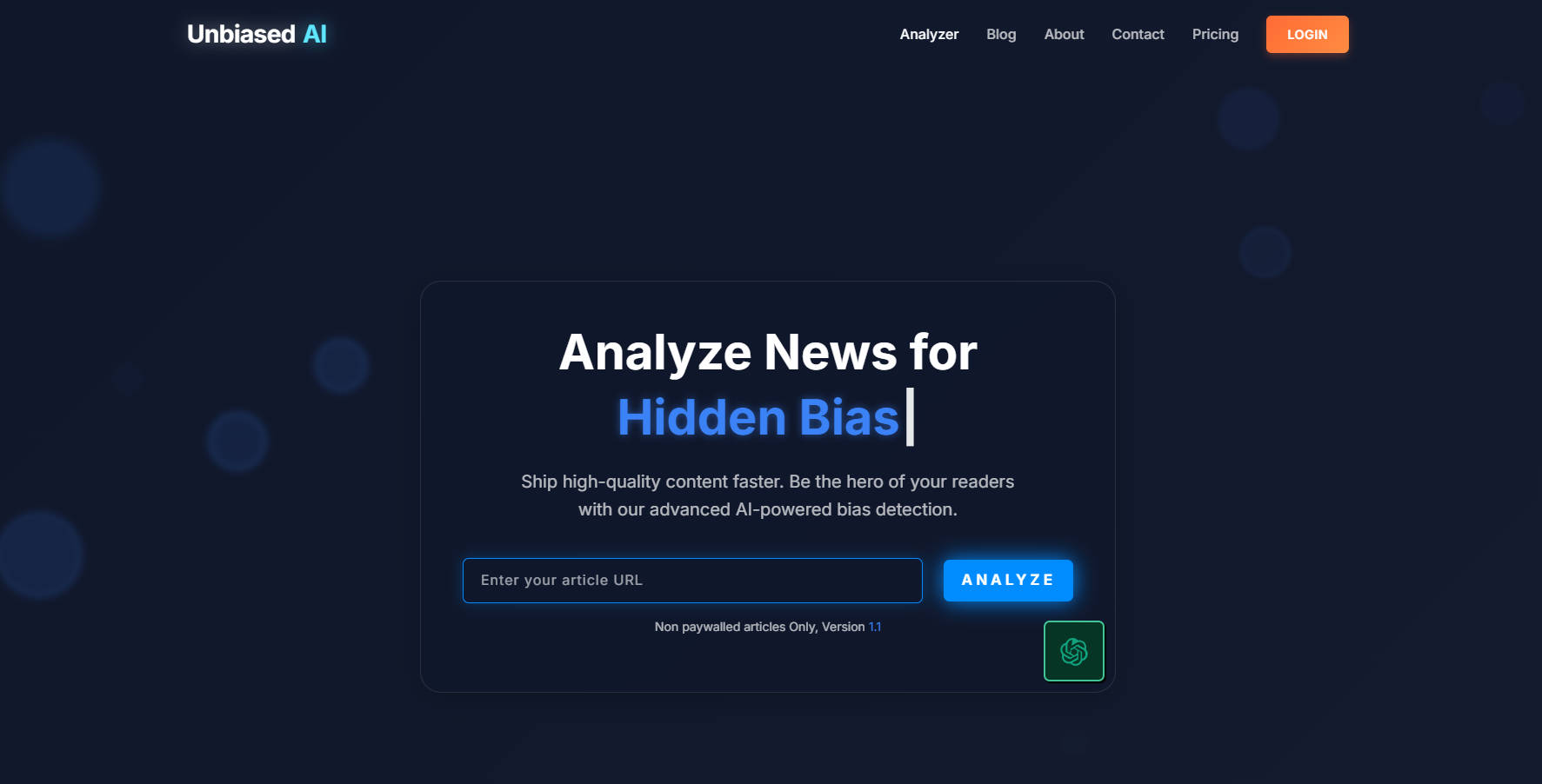 UnbiasedAI gallery image