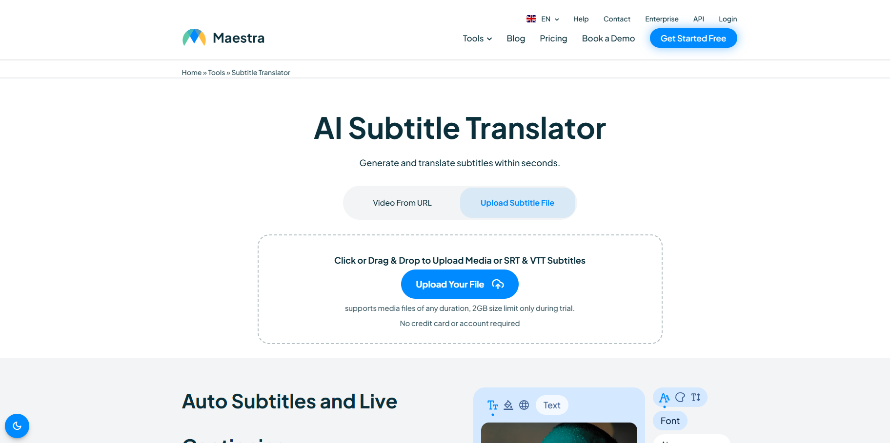Maestra AI Subtitle Translator gallery image