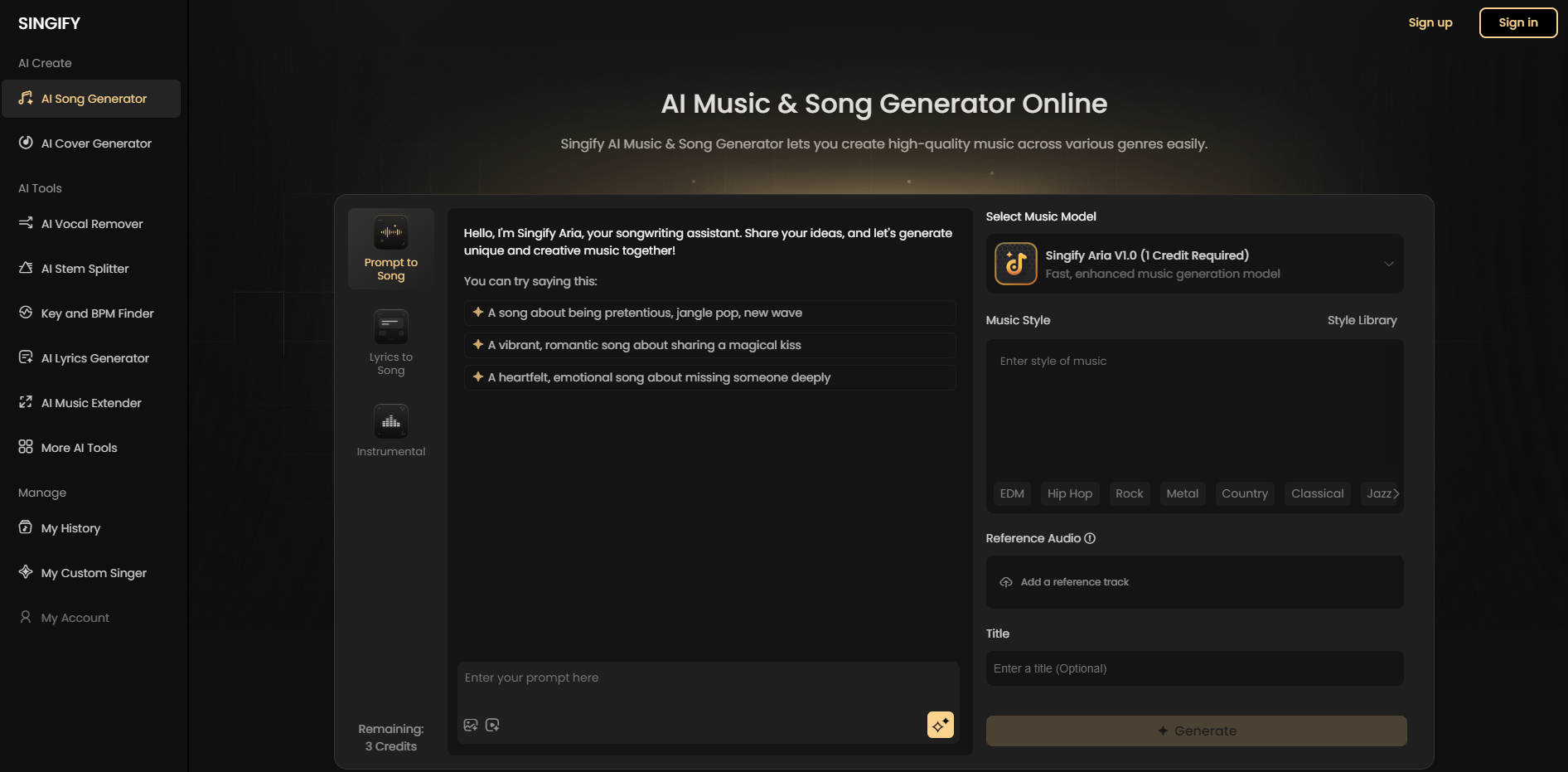 Singify gallery image