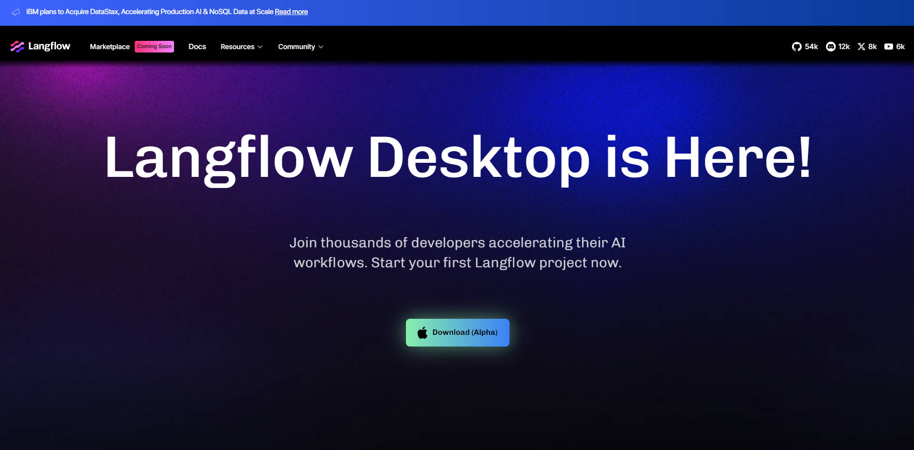 Langflow Desktop gallery image