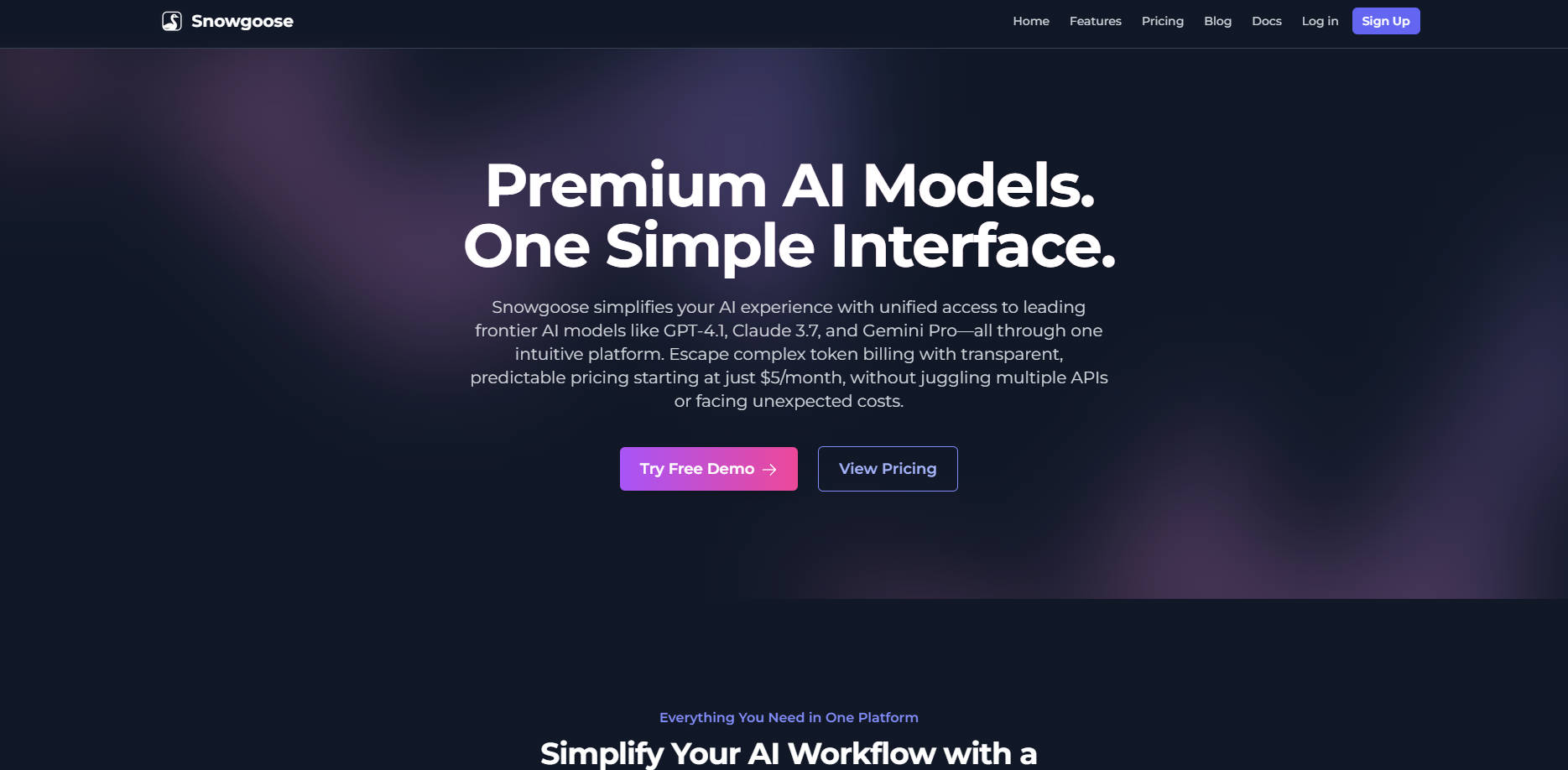 Snowgoose gallery image