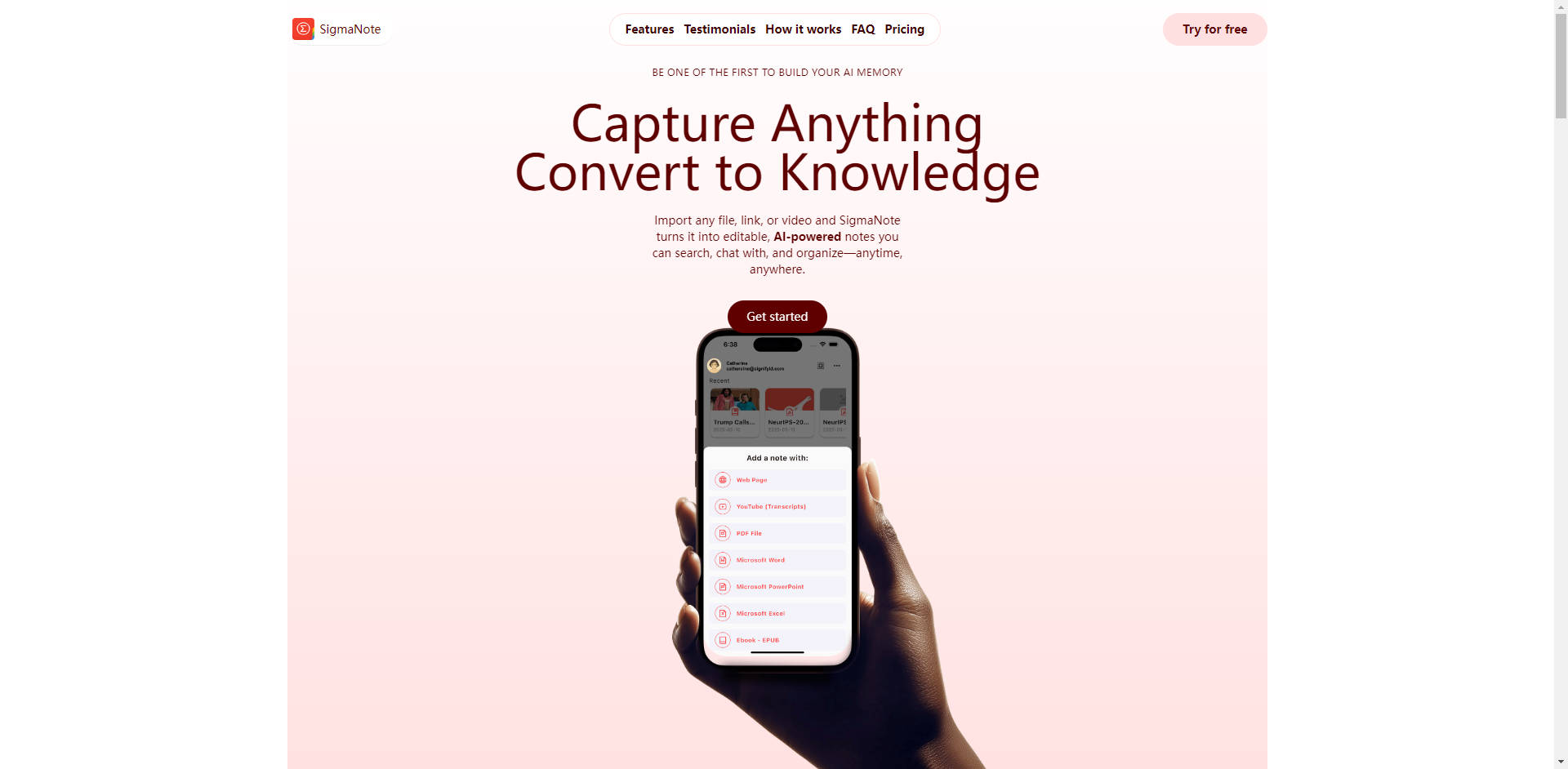 SigmaNote gallery image