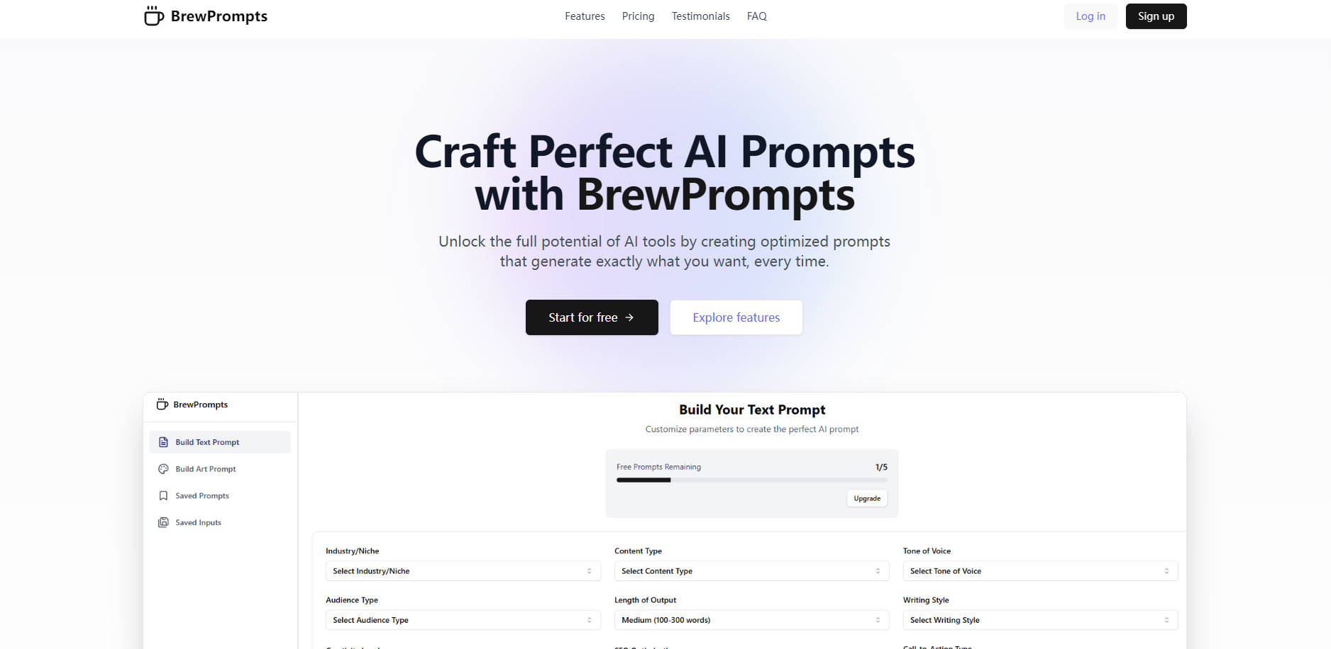 BrewPrompts gallery image