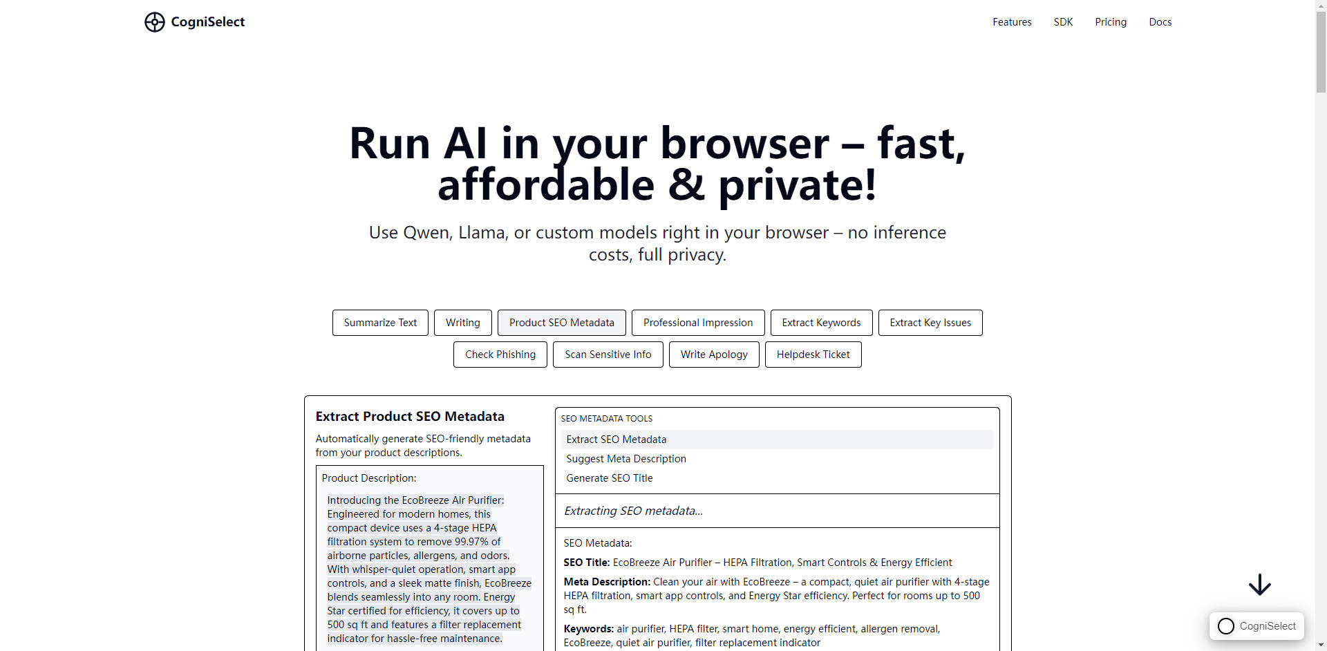 CogniSelect gallery image