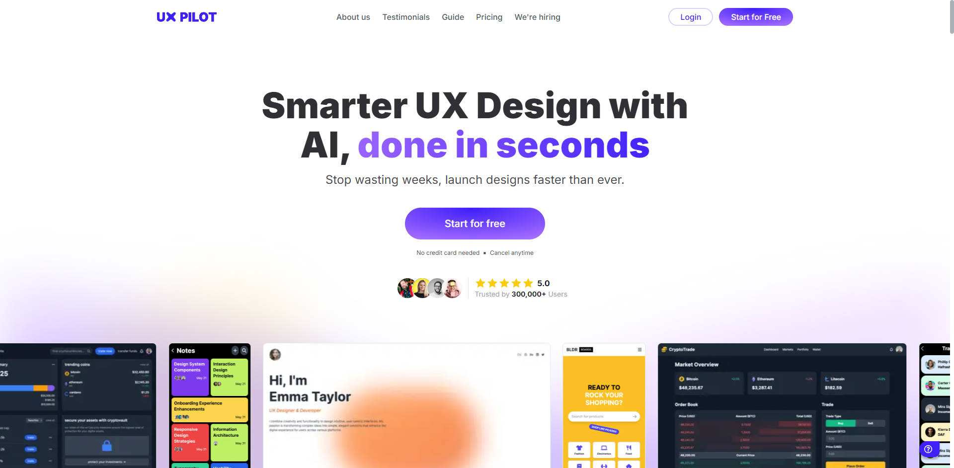 UX Pilot AI gallery image