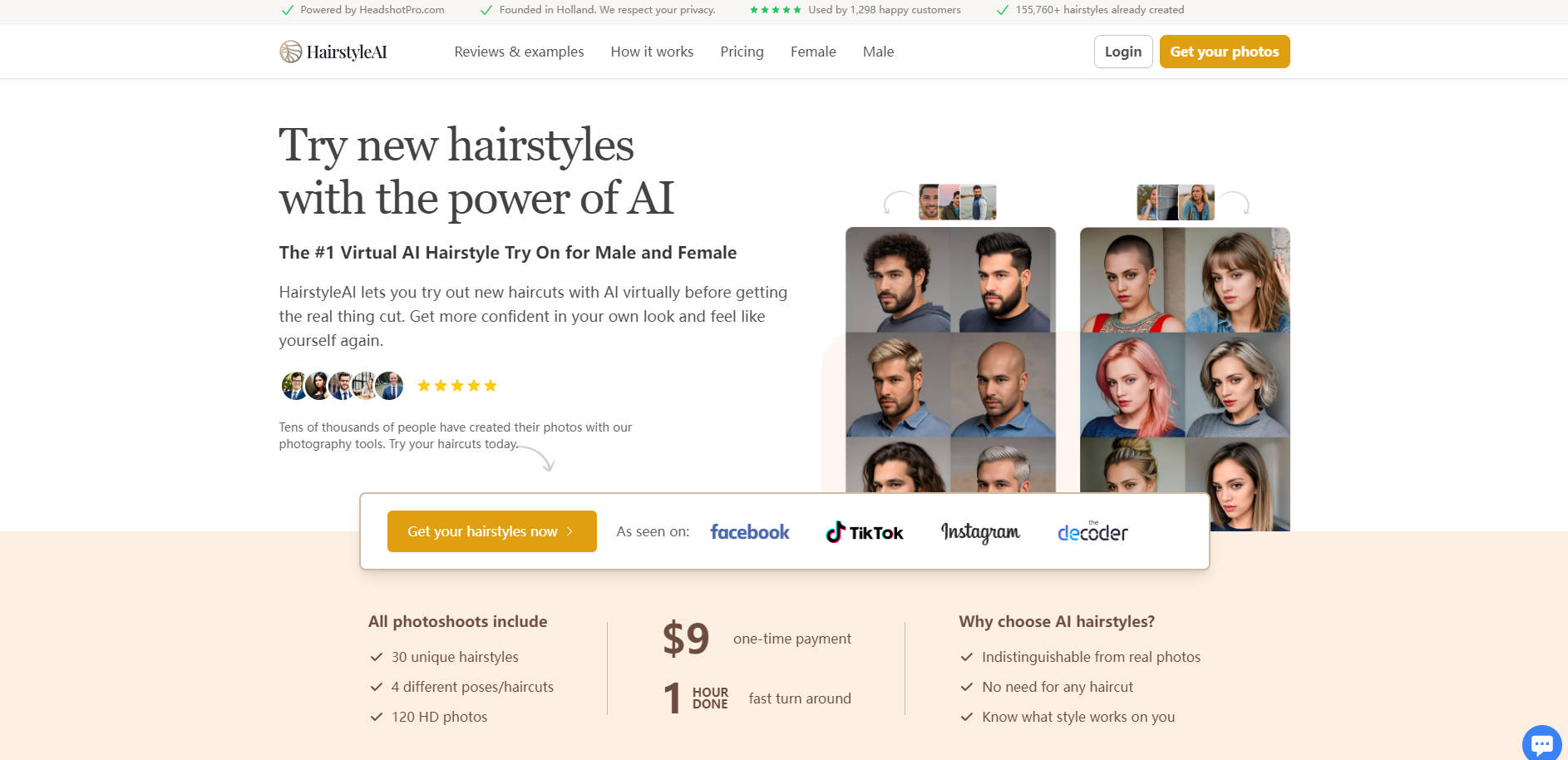 HairstyleAI gallery image