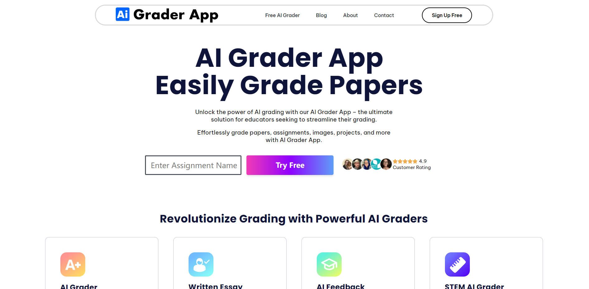 AI Grader App gallery image