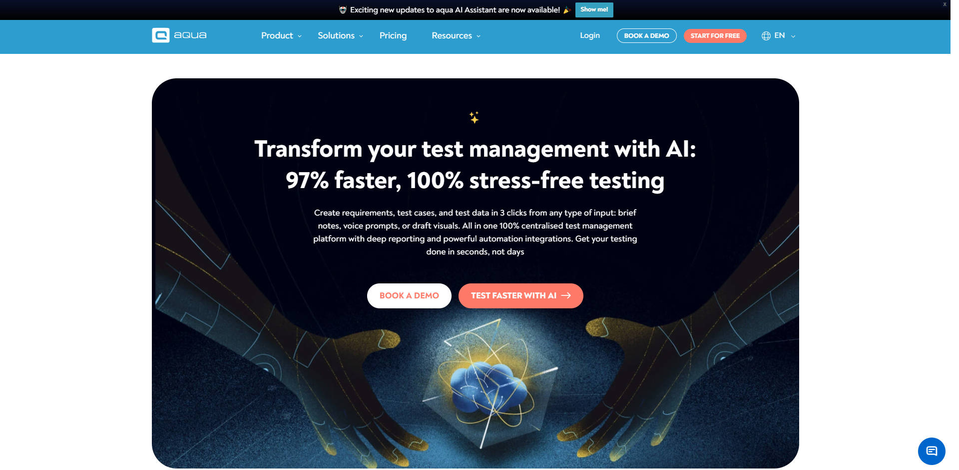 Aqua cloud gallery image