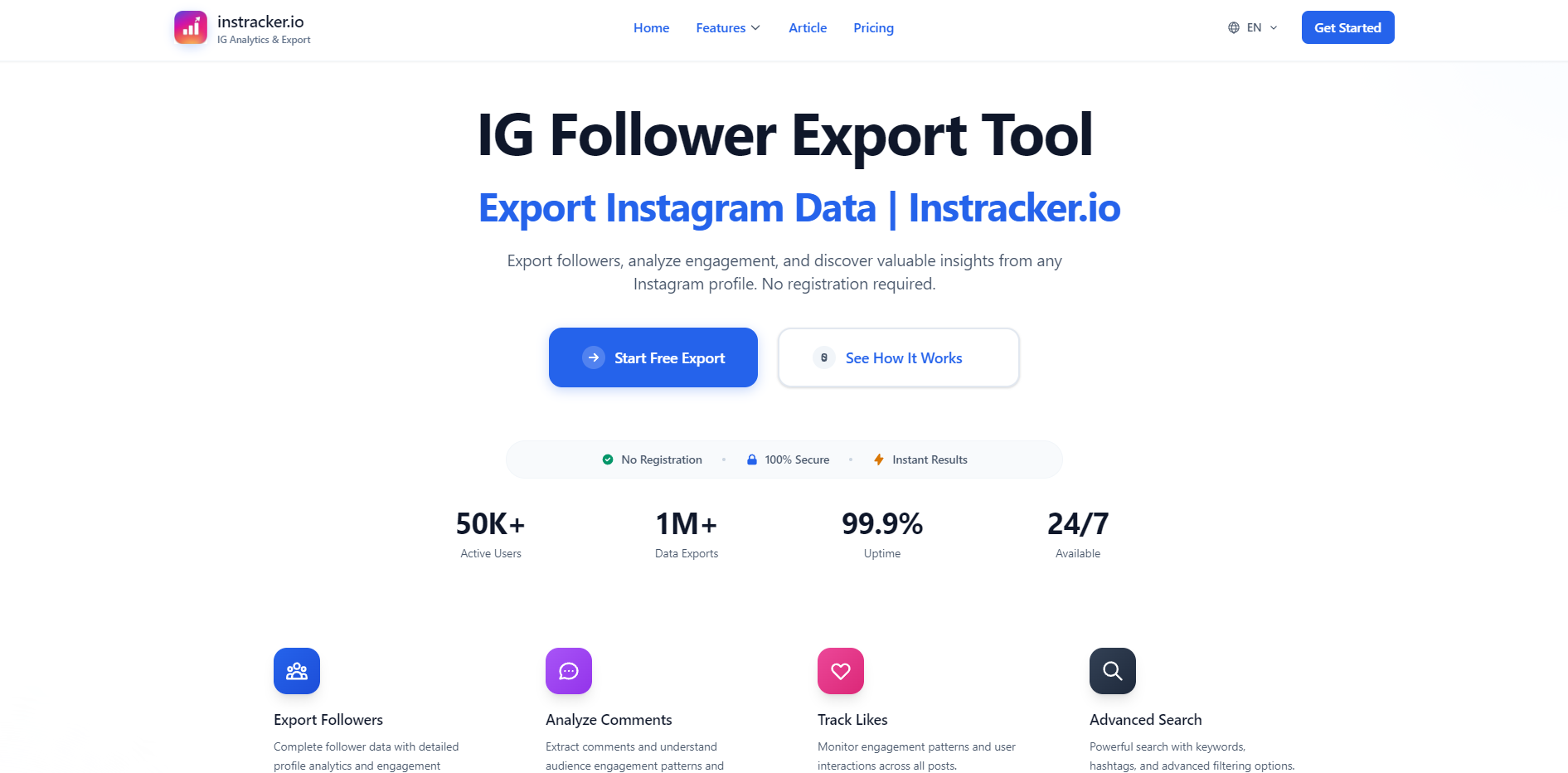 Instracker.io gallery image