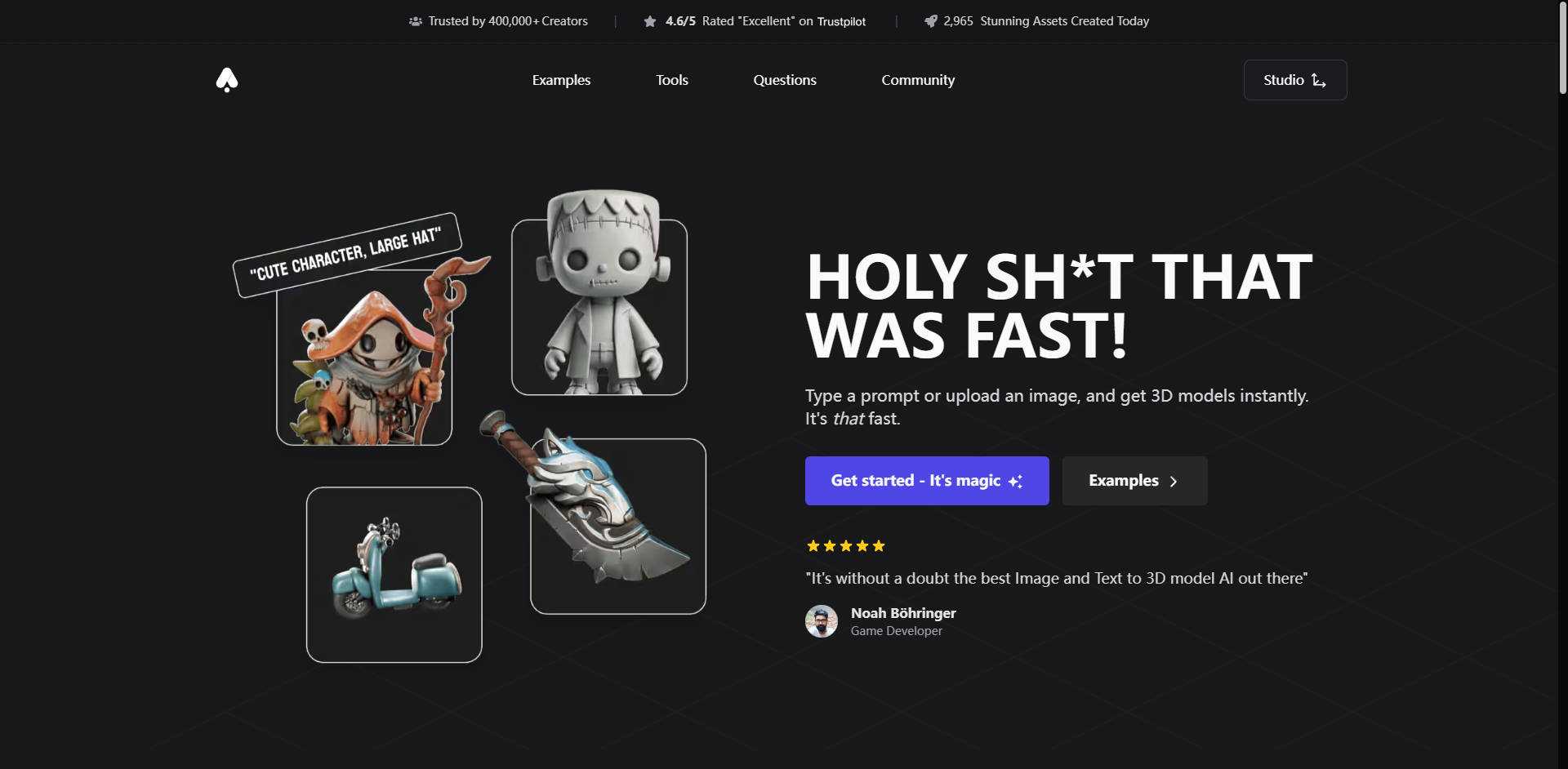 3D AI Studio gallery image