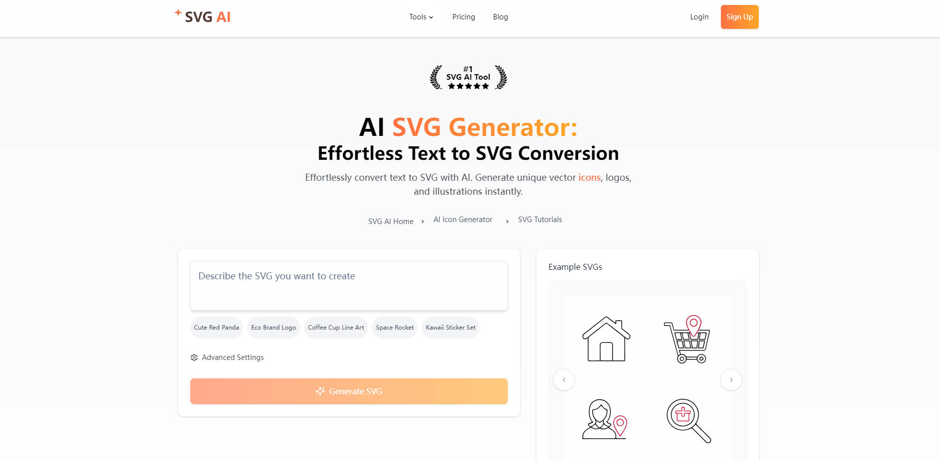 AI SVG Generator gallery image