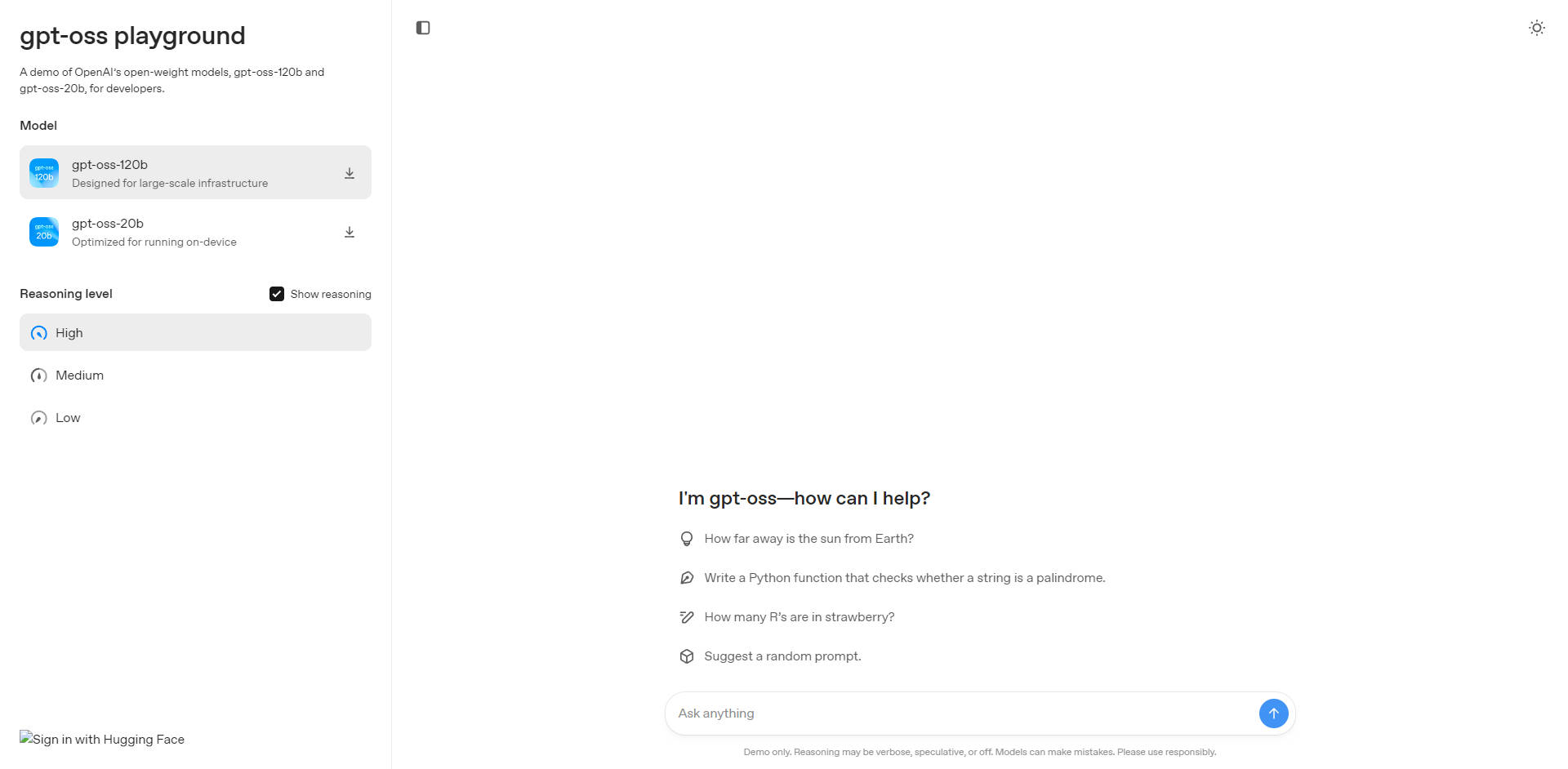 Gpt-oss gallery image