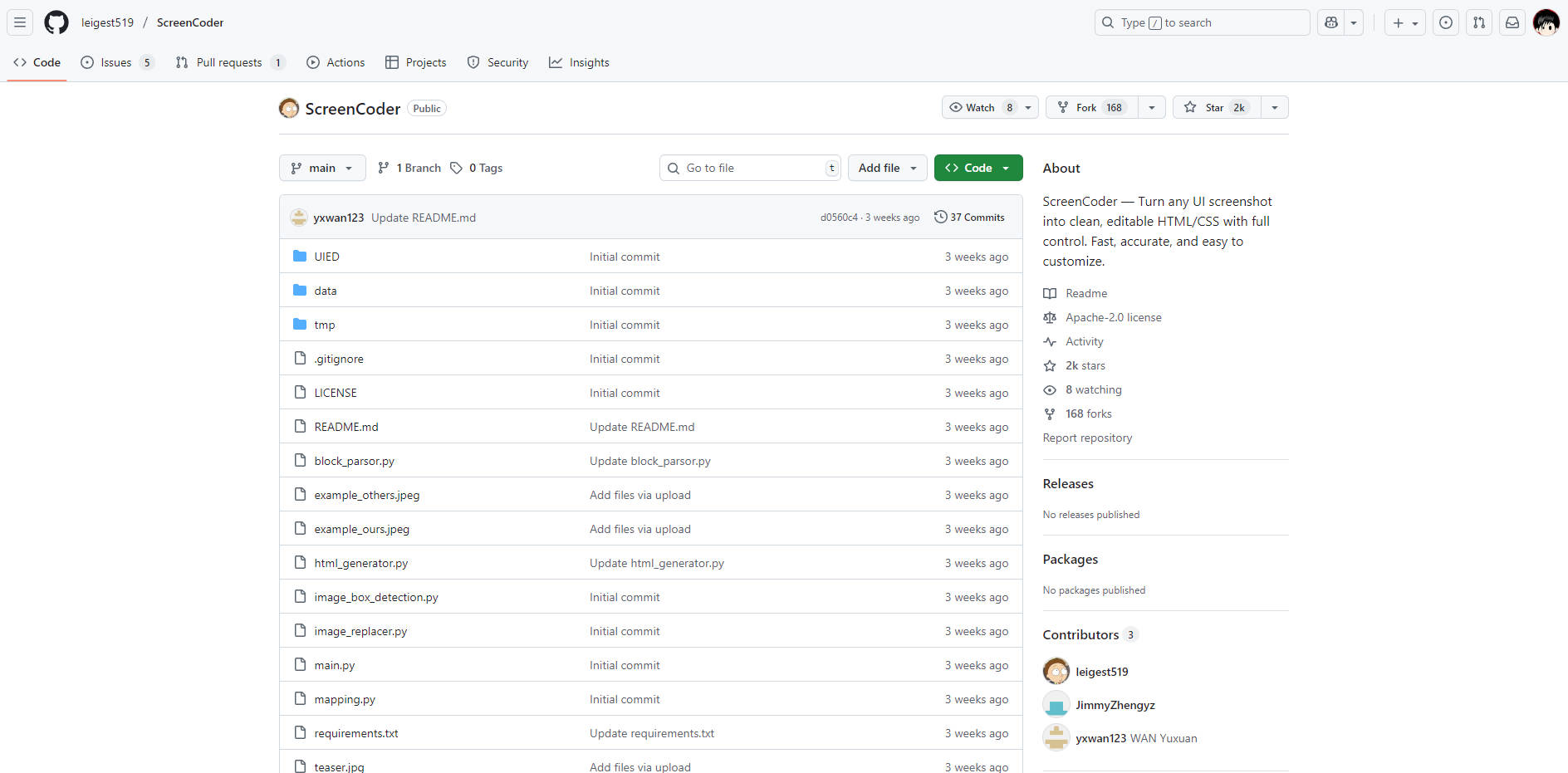 ScreenCoder gallery image