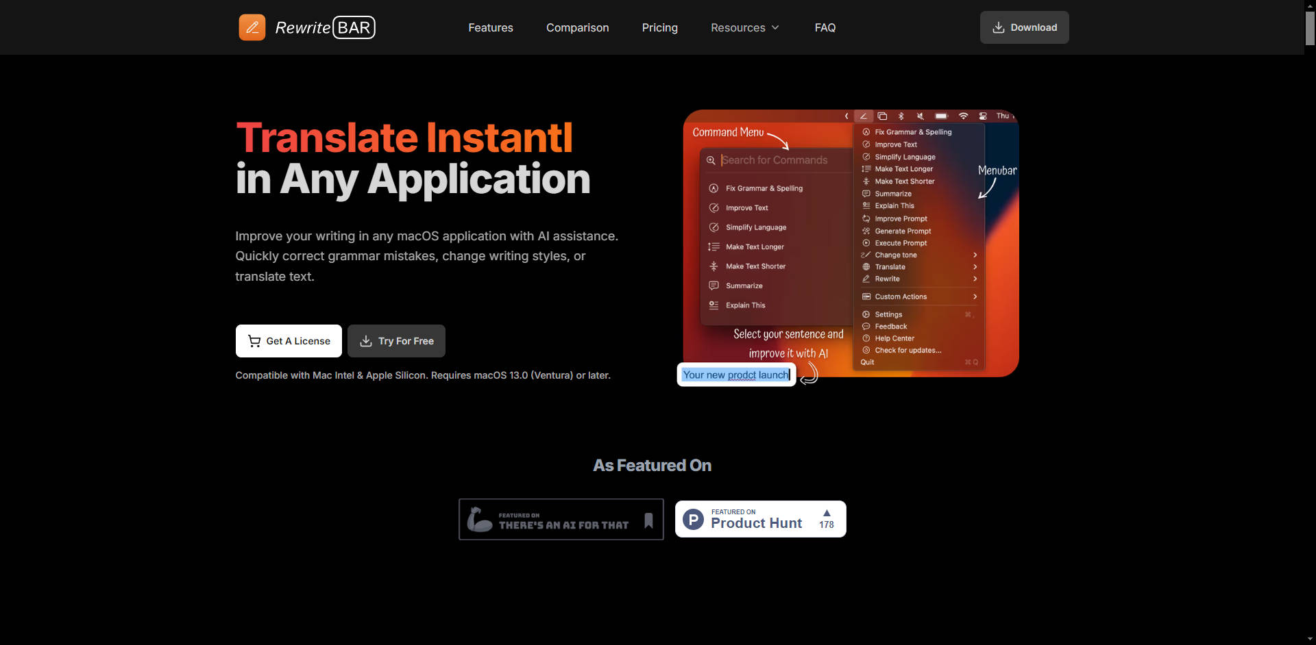RewriteBar gallery image