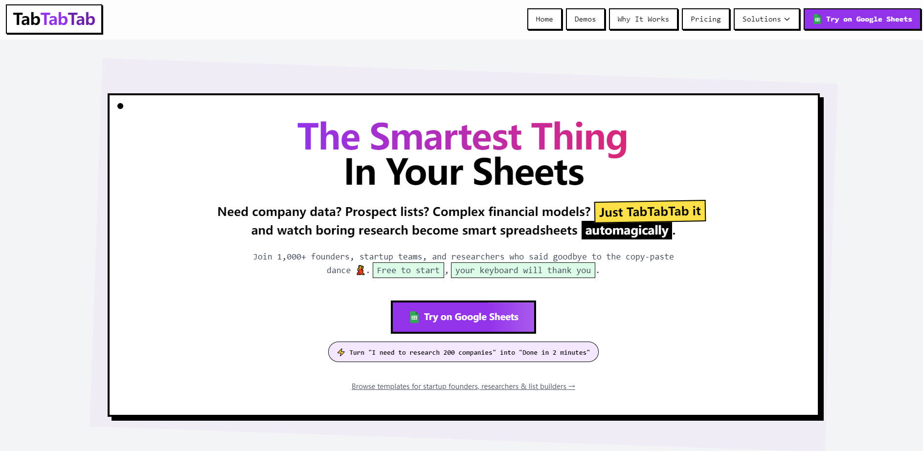 Tab Tab Tab gallery image