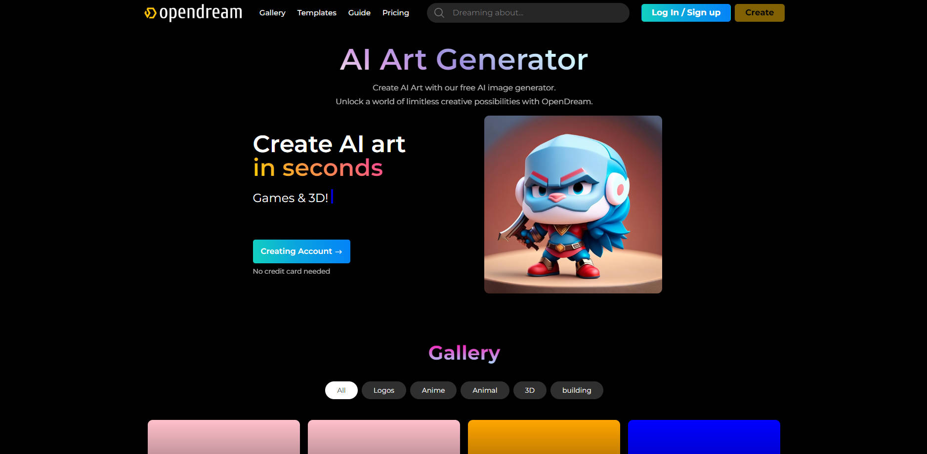 OpenDream gallery image