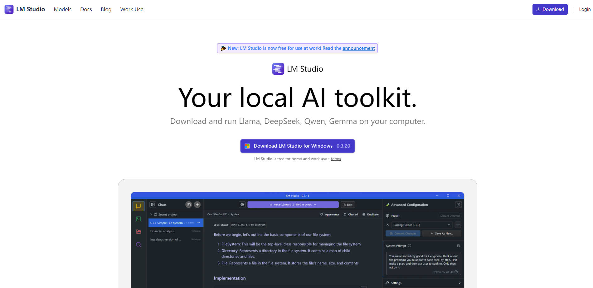 LM Studio gallery image