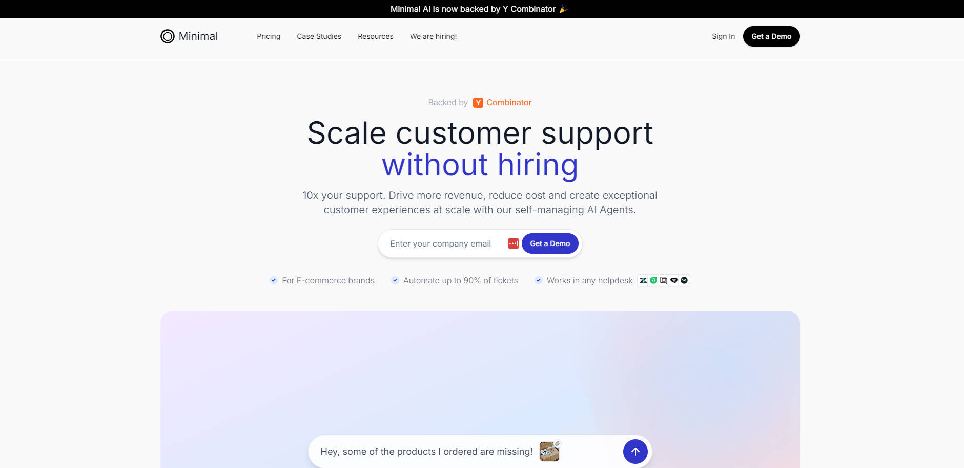 Minimal AI gallery image