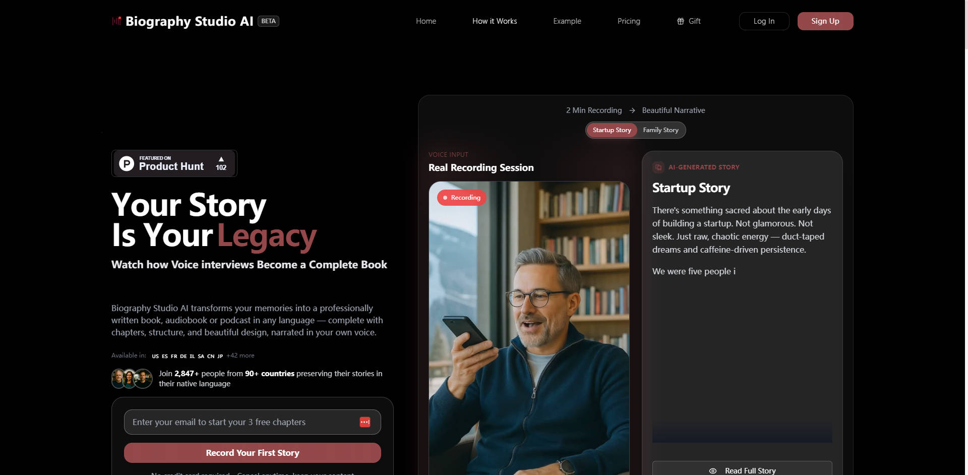 Biography Studio AI gallery image