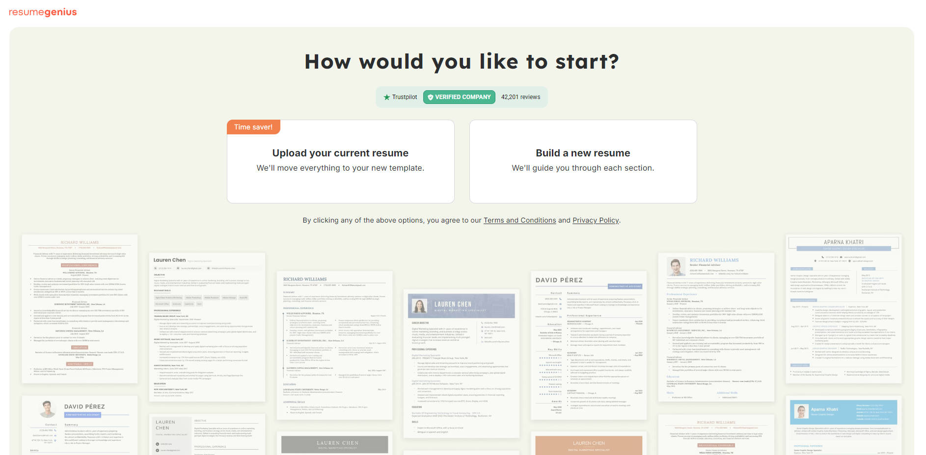 Resume Genius gallery image
