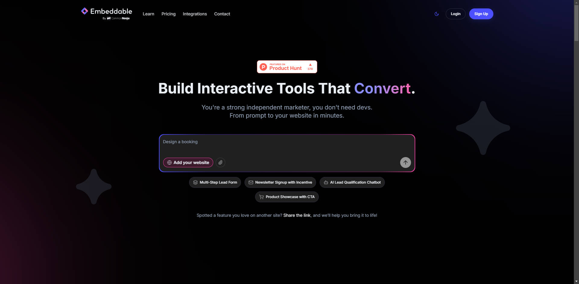 Embeddable gallery image