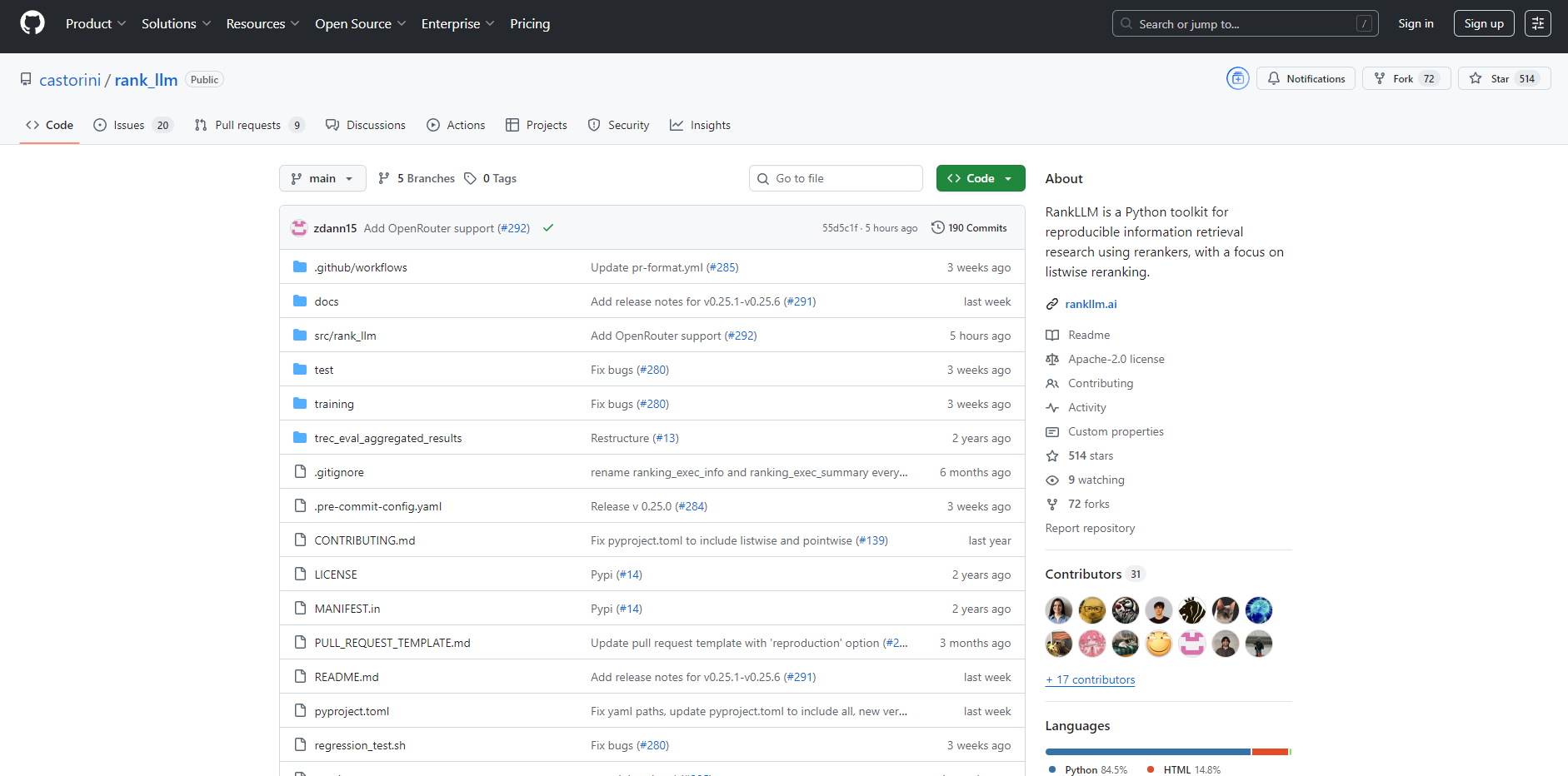 RankLLM gallery image