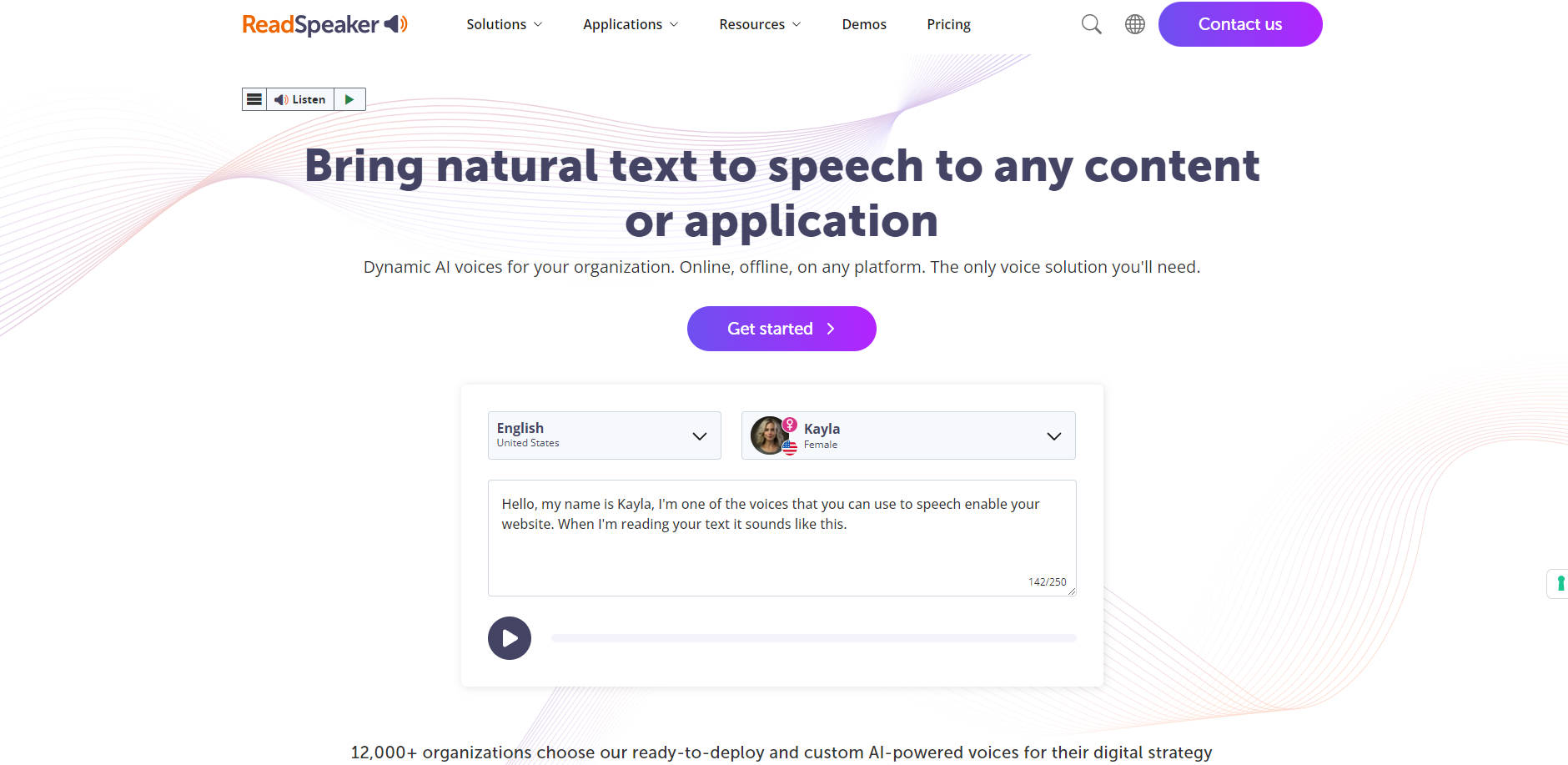 ReadSpeaker AI gallery image
