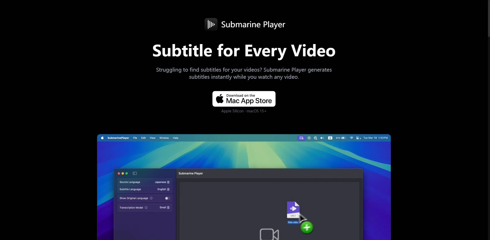 Submarine Player gallery image