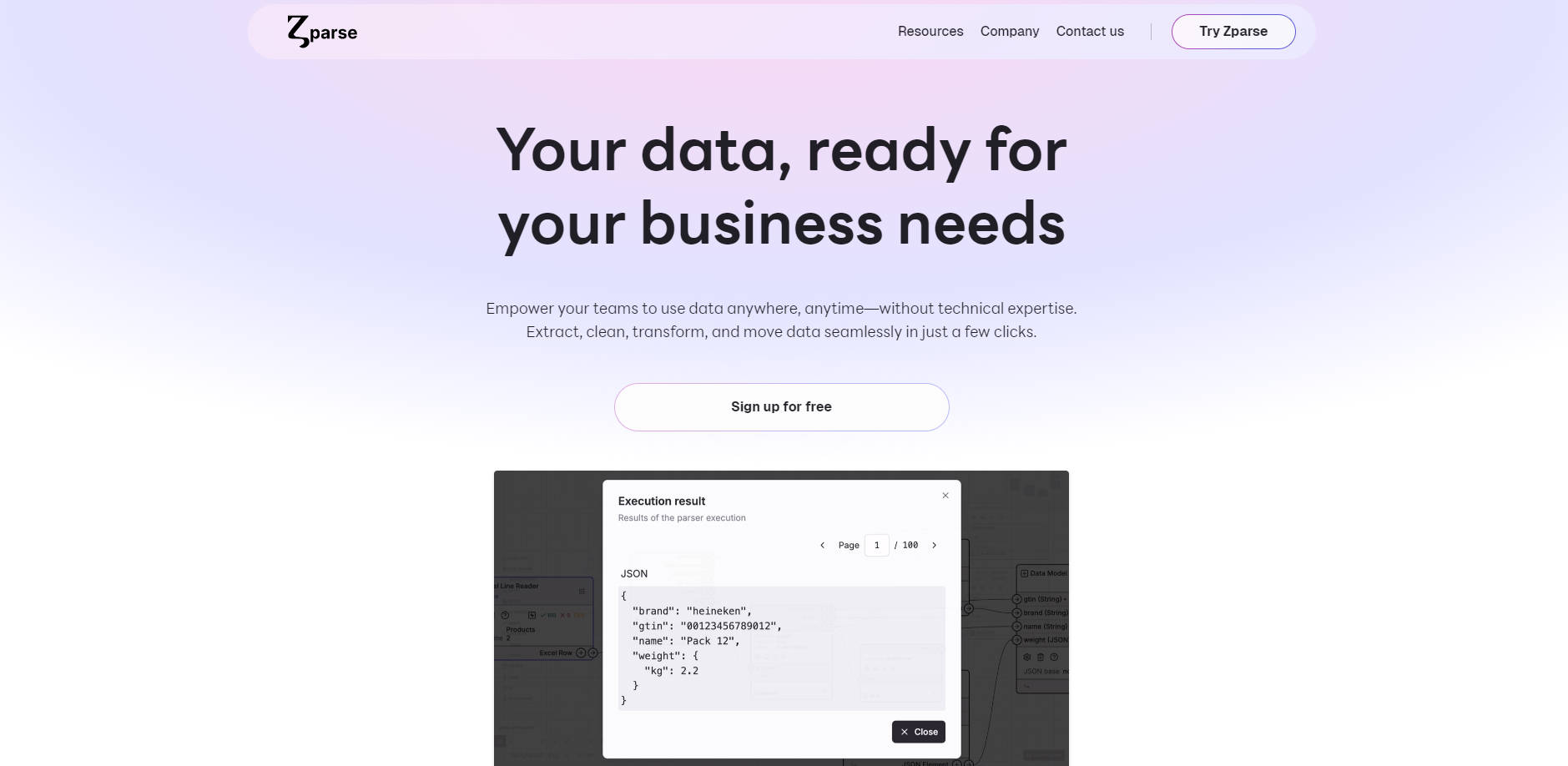 Zparse gallery image