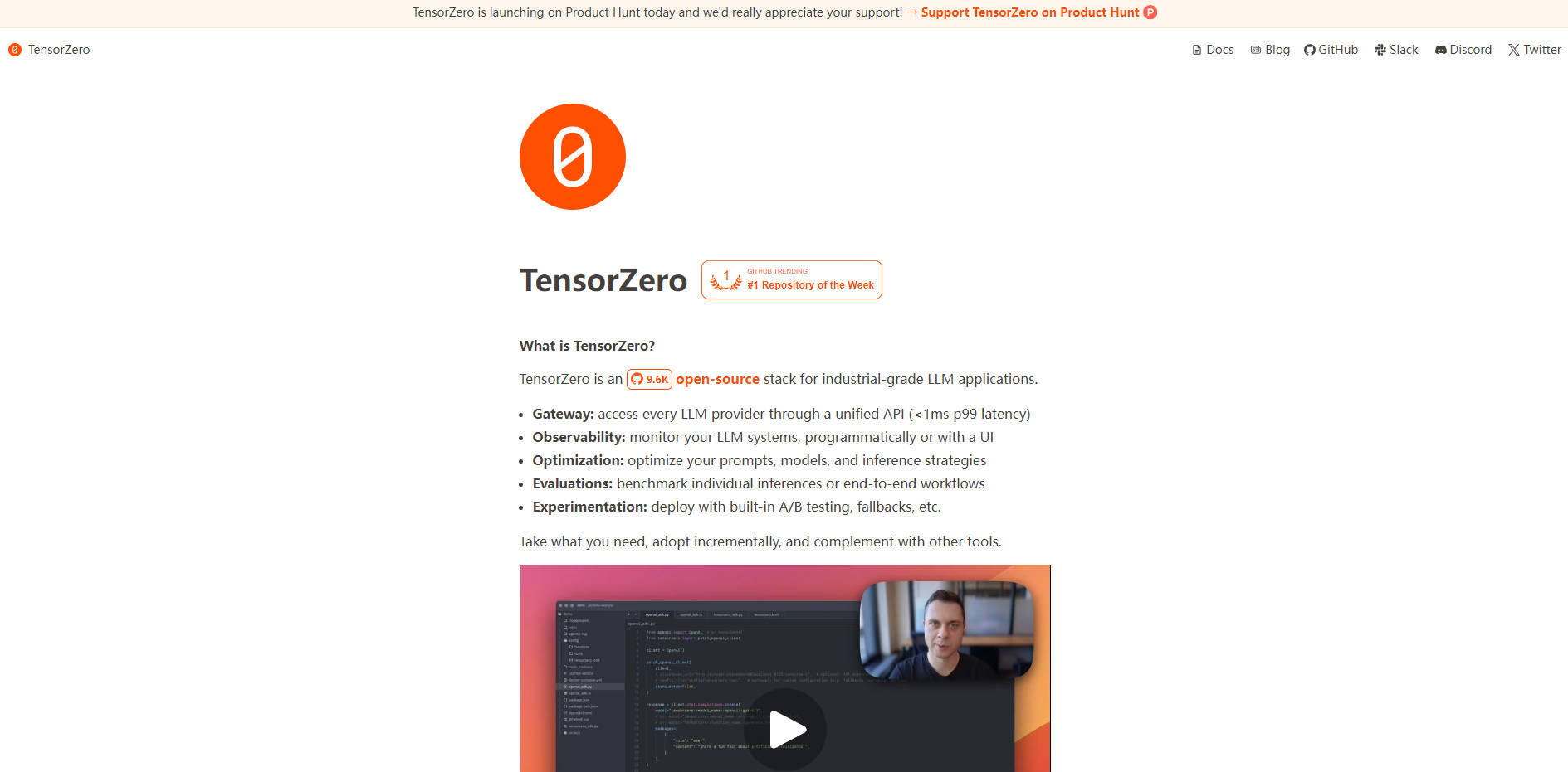 TensorZero gallery image
