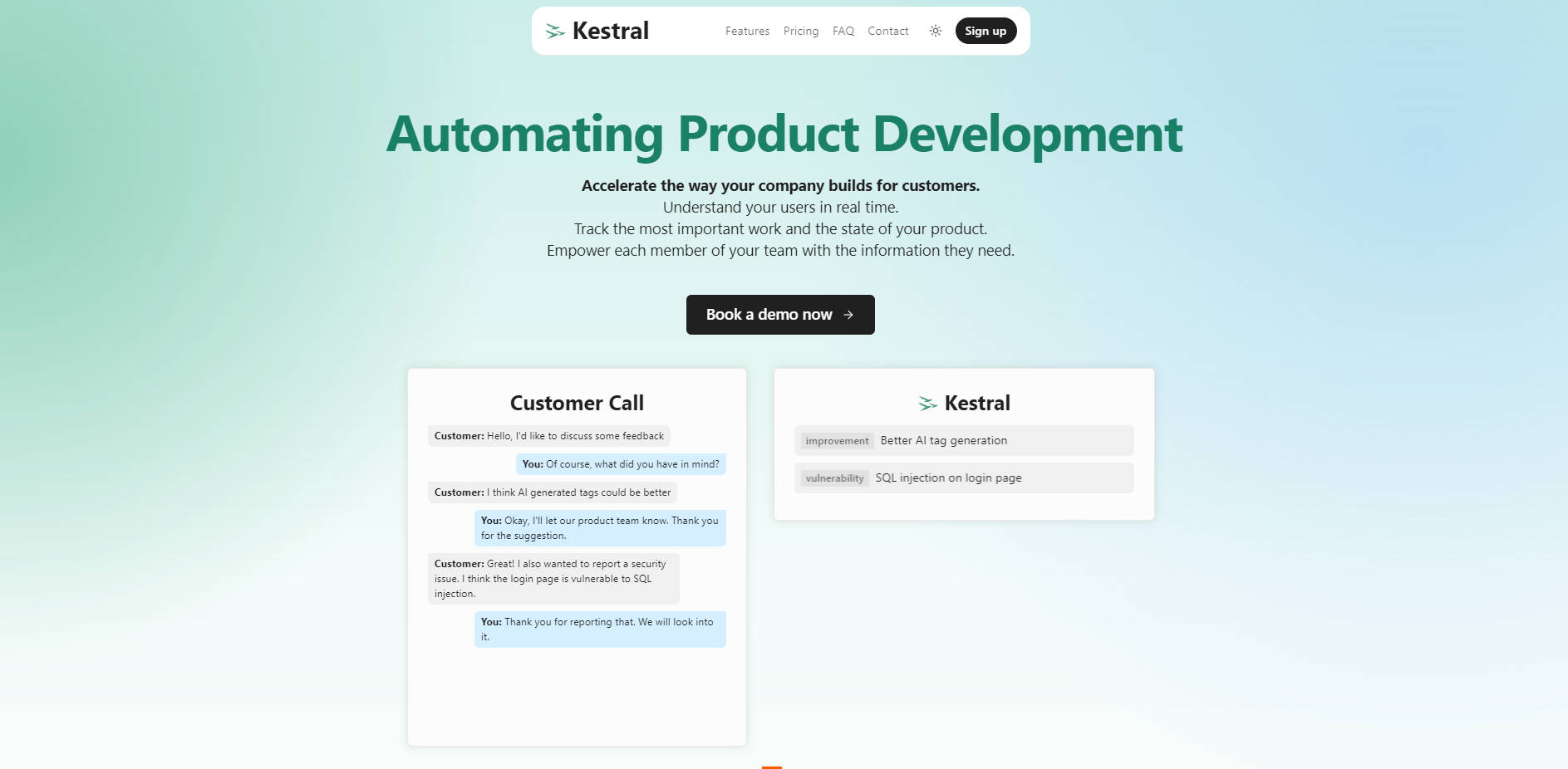 Kestral gallery image