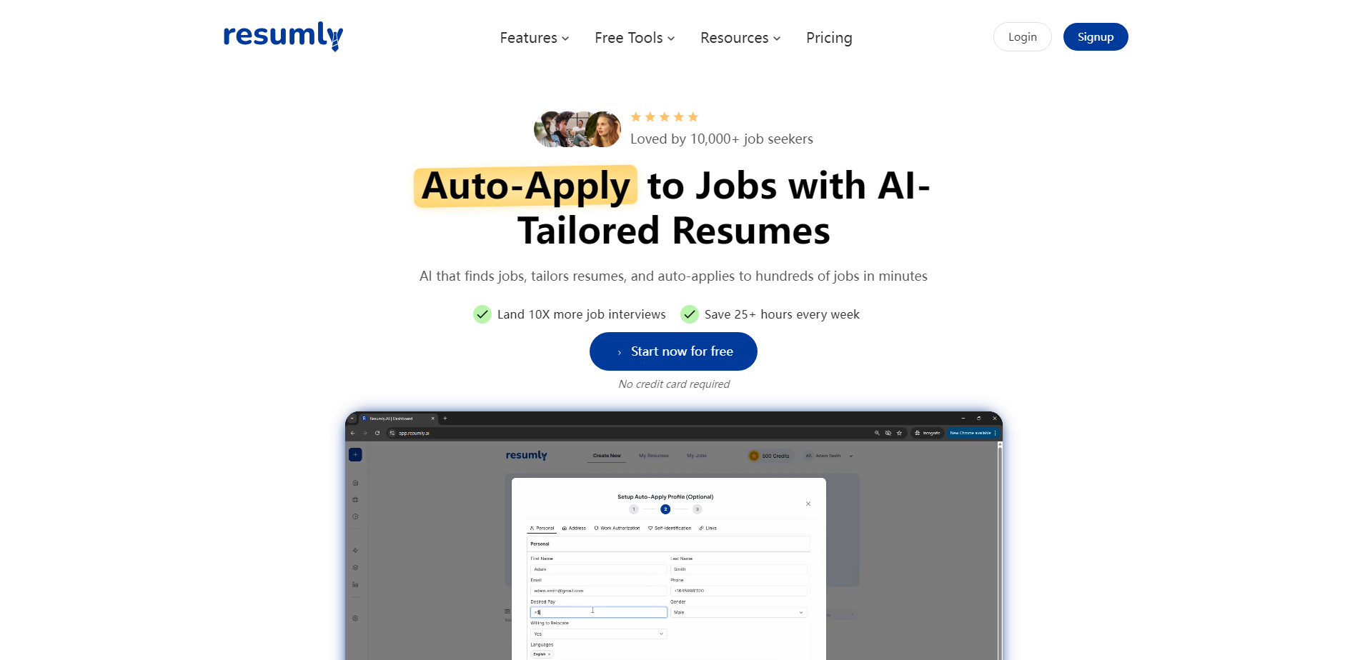 Resumly gallery image