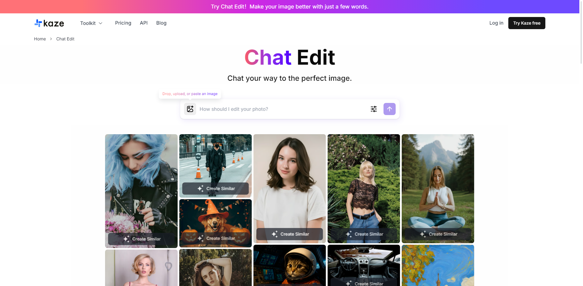 Kaze.ai image editing platform gallery image