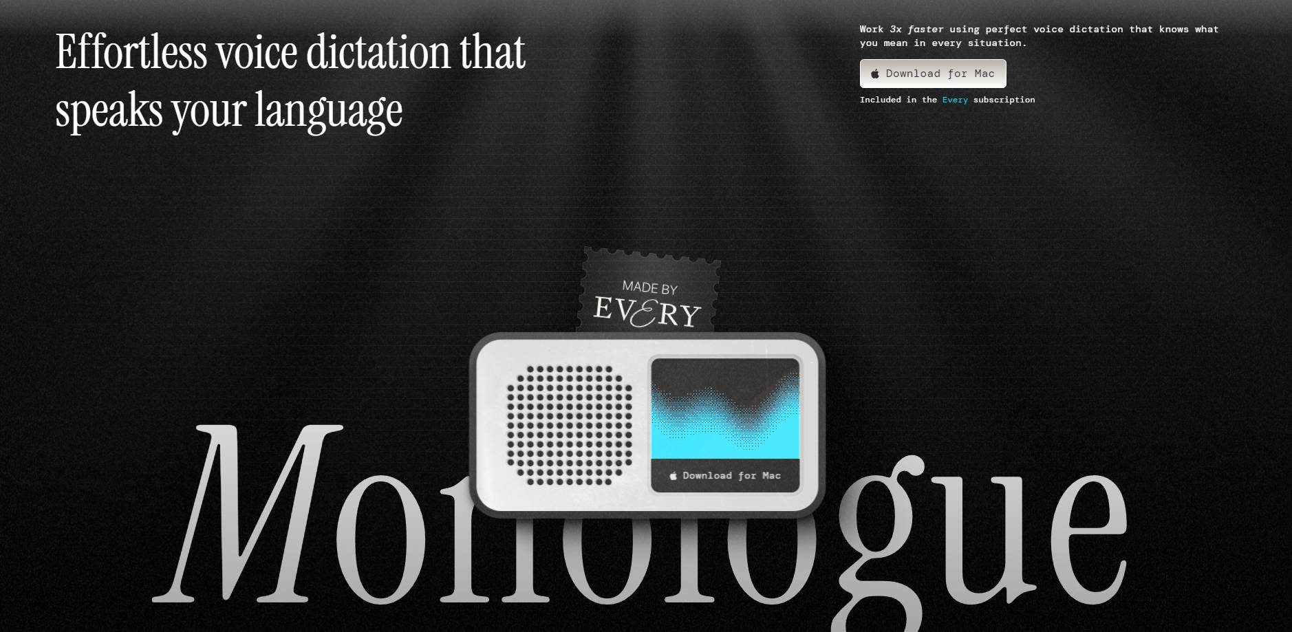 Monologue gallery image