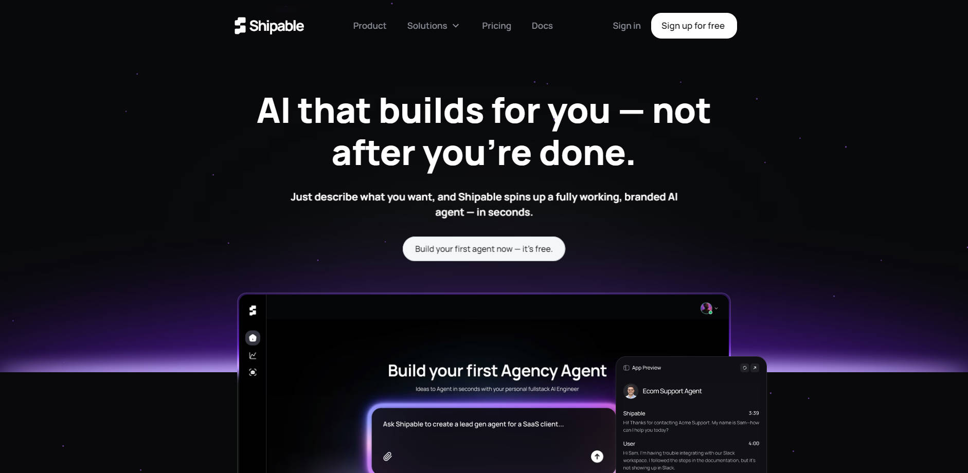 Shipable AI gallery image