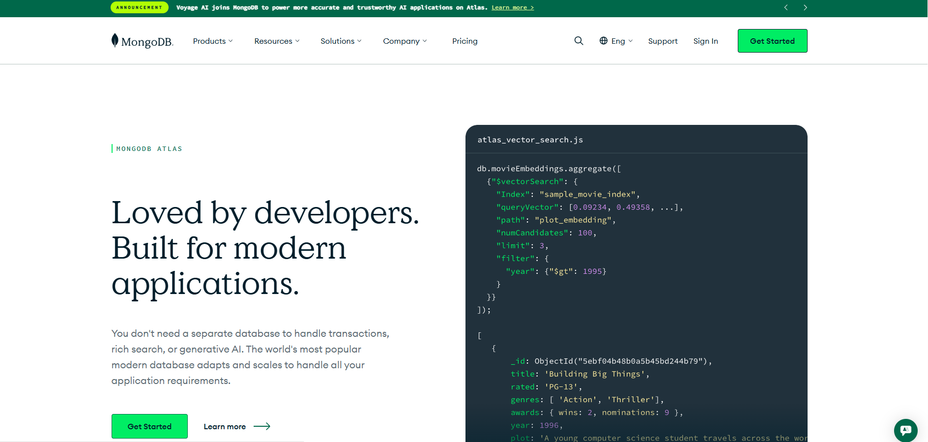 MongoDB gallery image