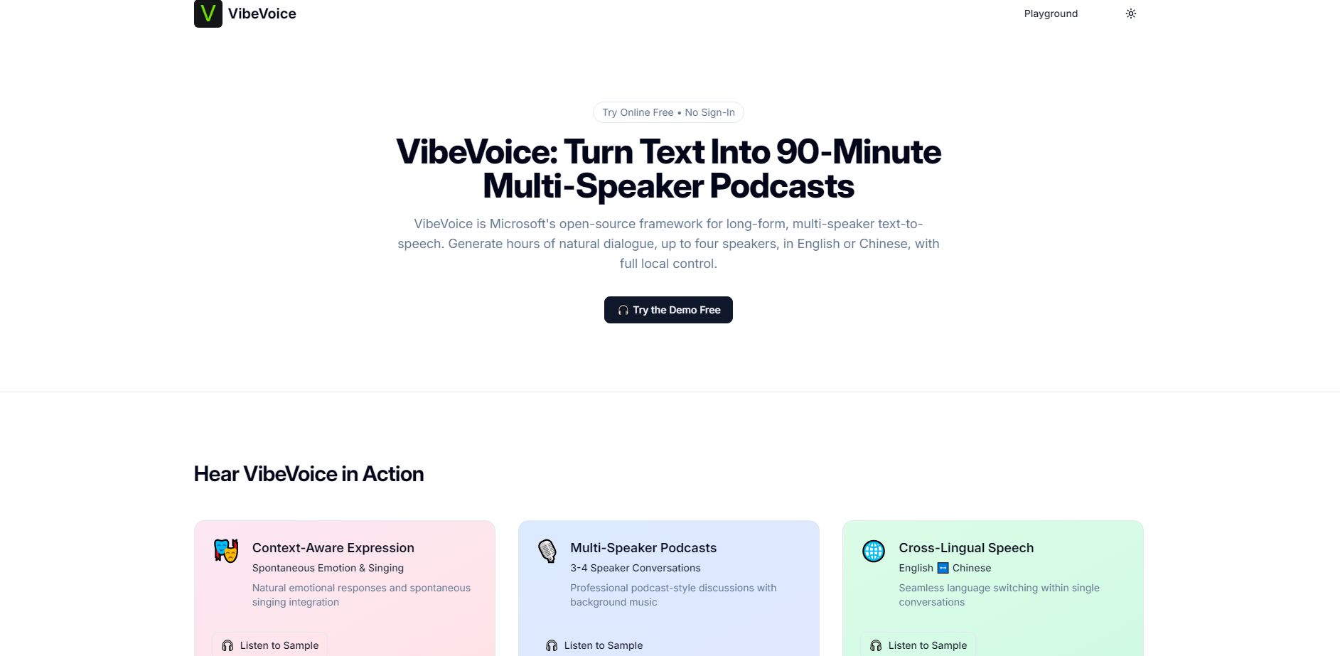 VibeVoice gallery image