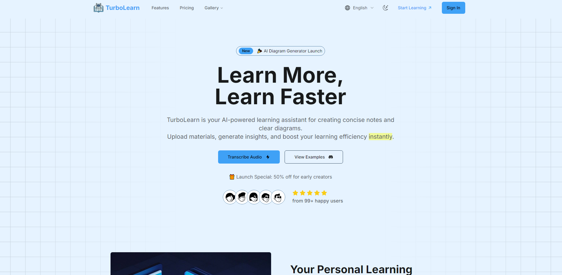 TurboLearn gallery image