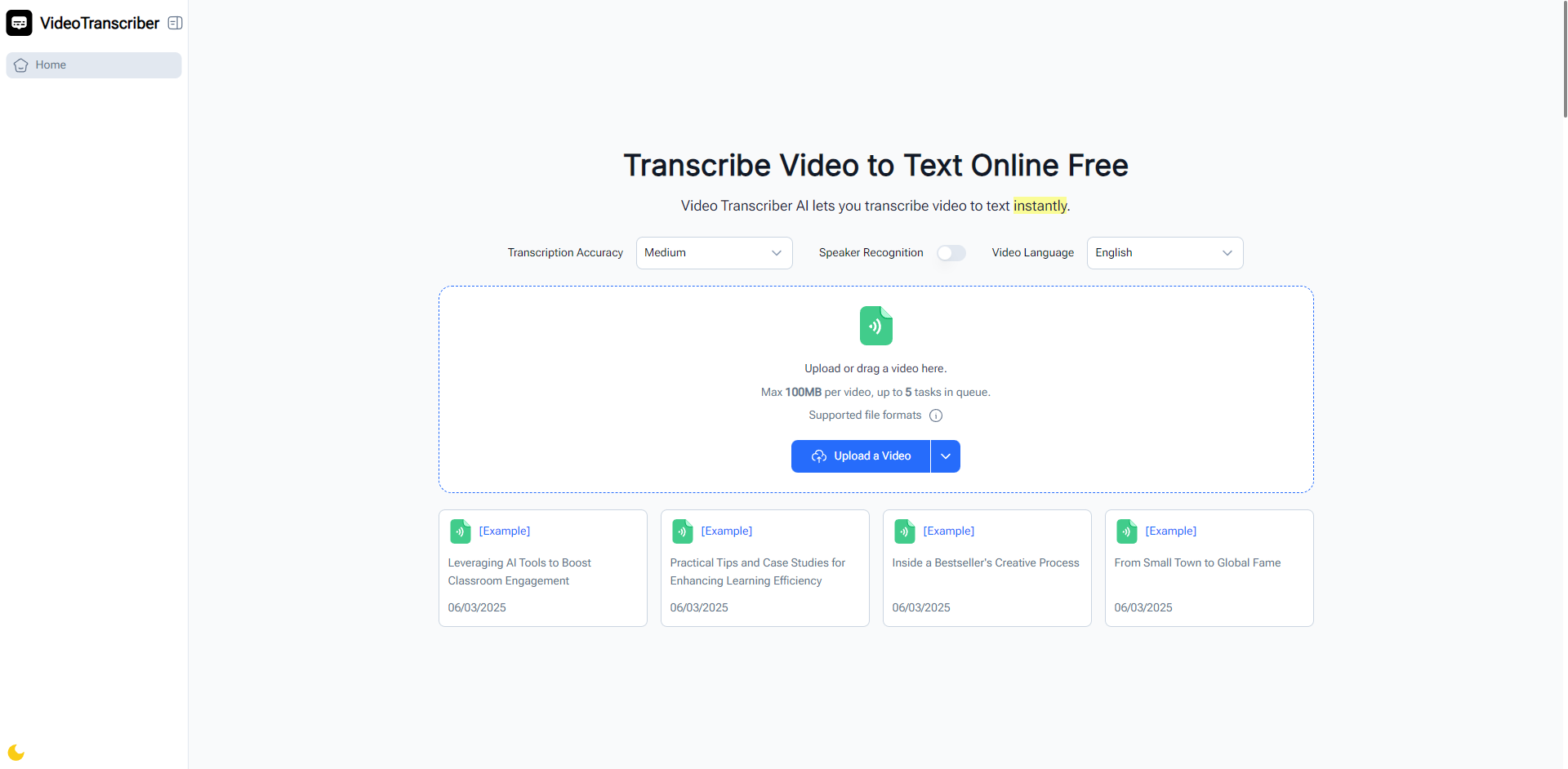 Video Transcriber AI gallery image