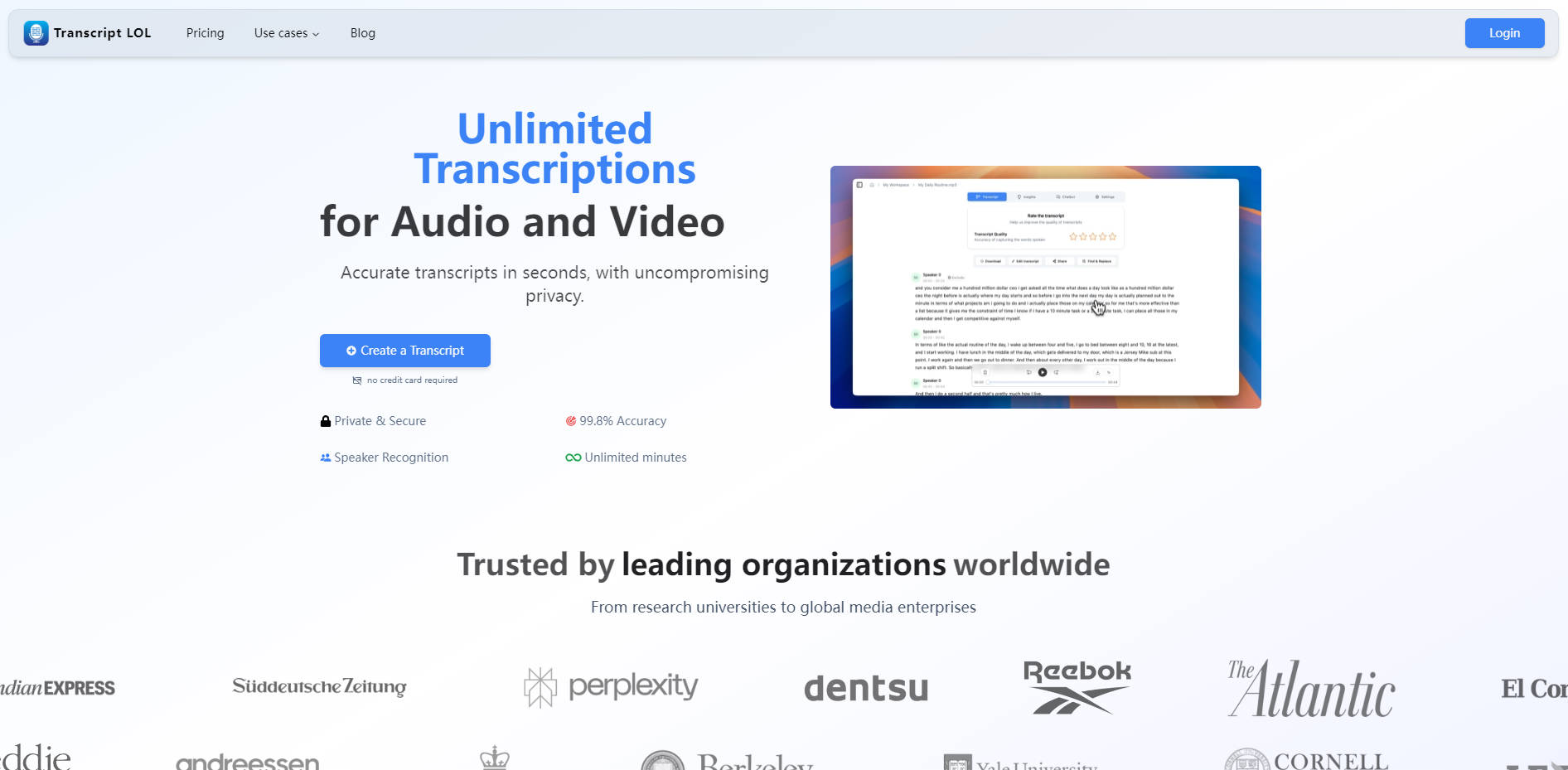 Transcript LOL gallery image