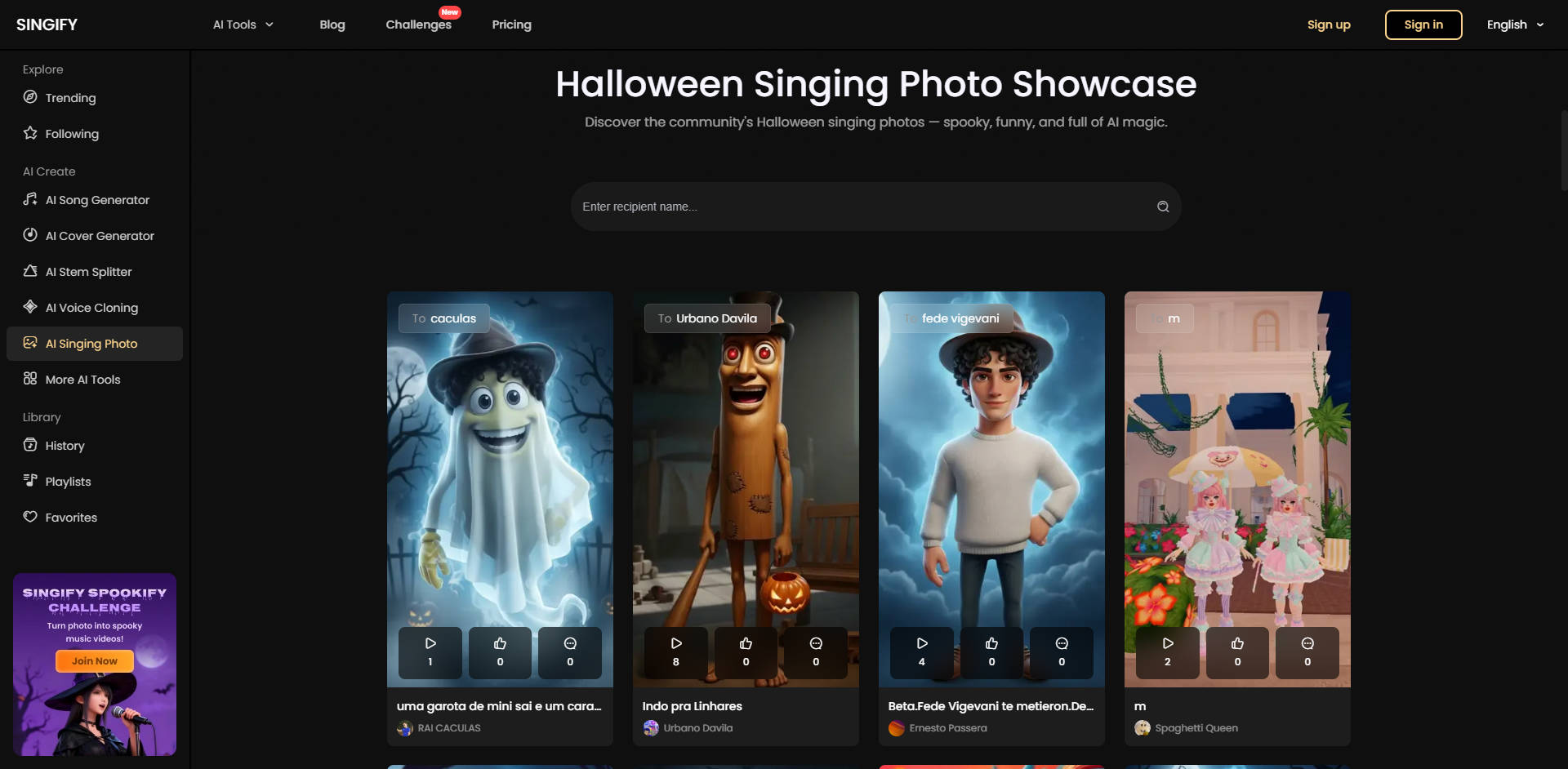 Singify AI Singing Photo gallery image