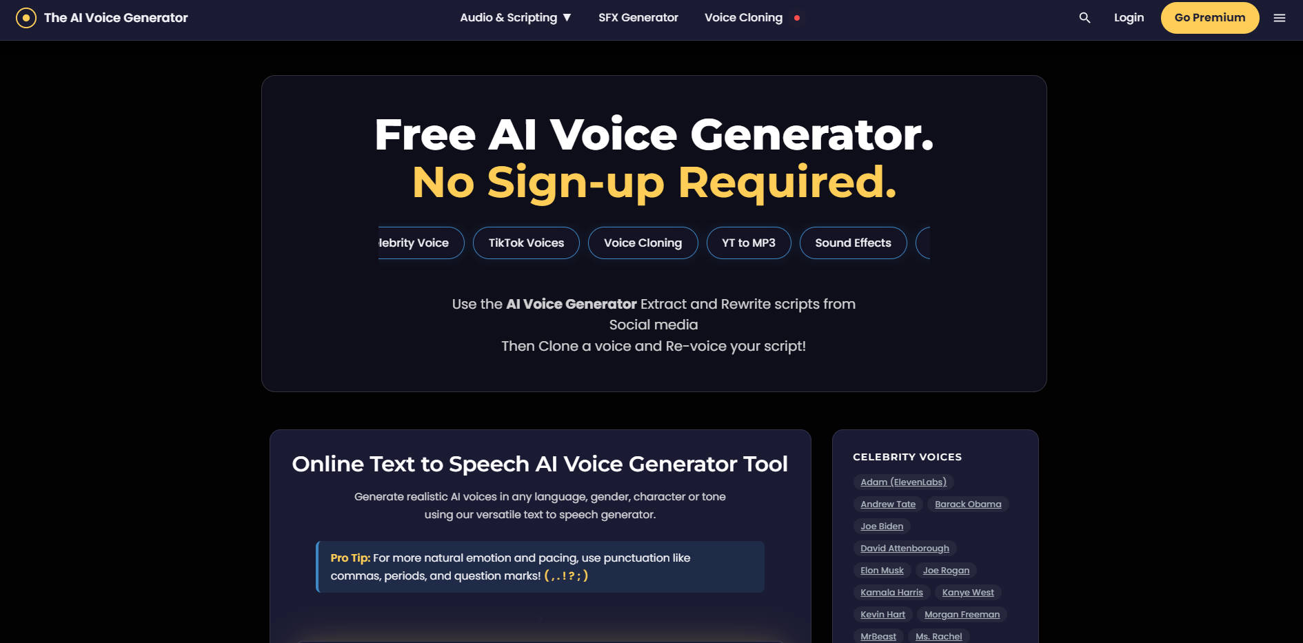 The AI Voice Generator  gallery image