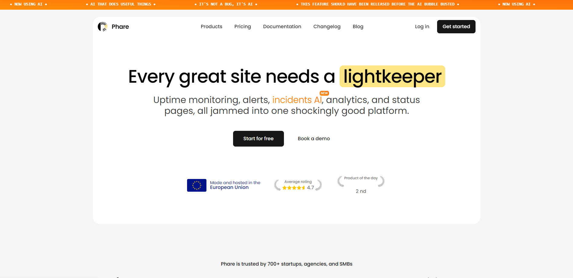 Phare Uptime  gallery image