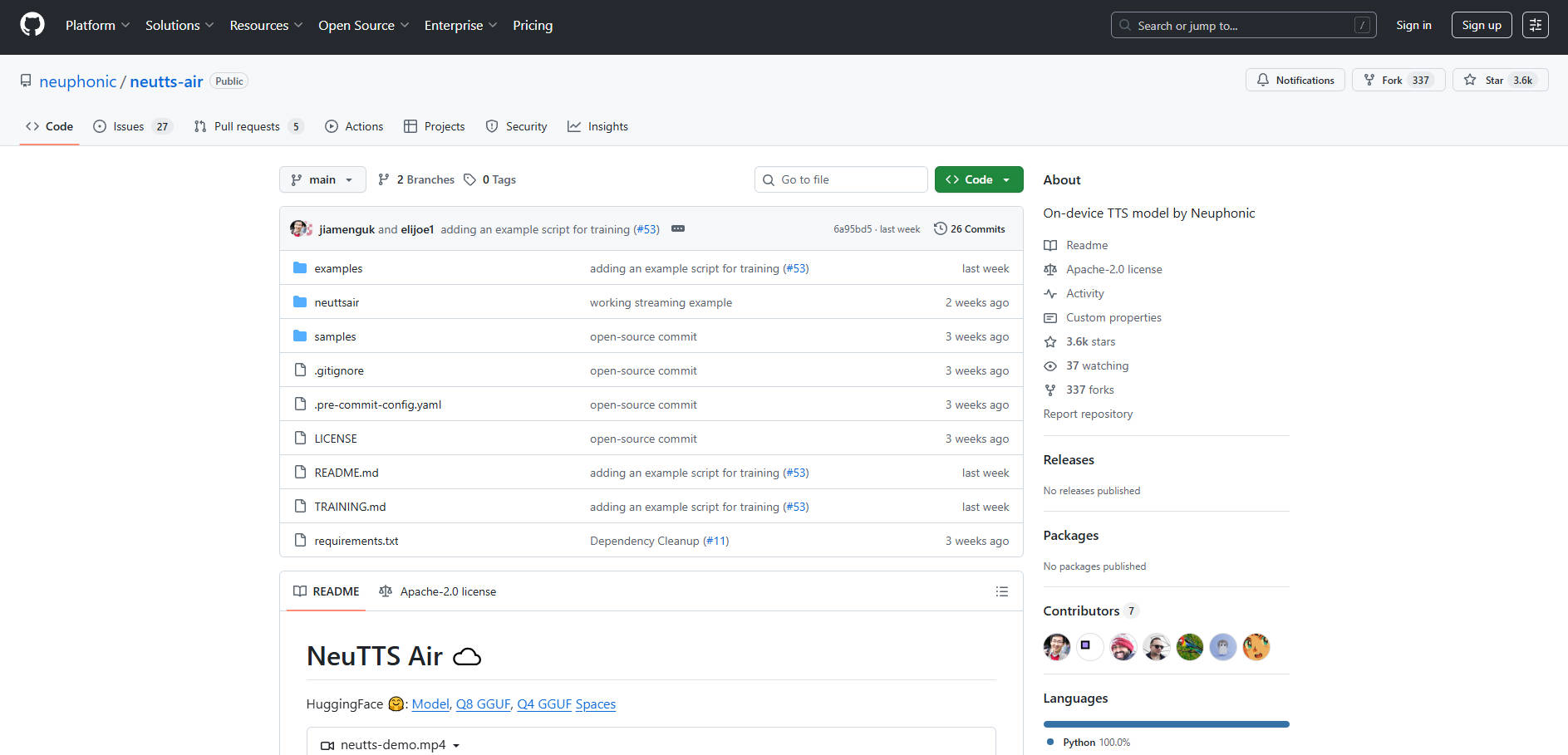 NeuTTS Air gallery image