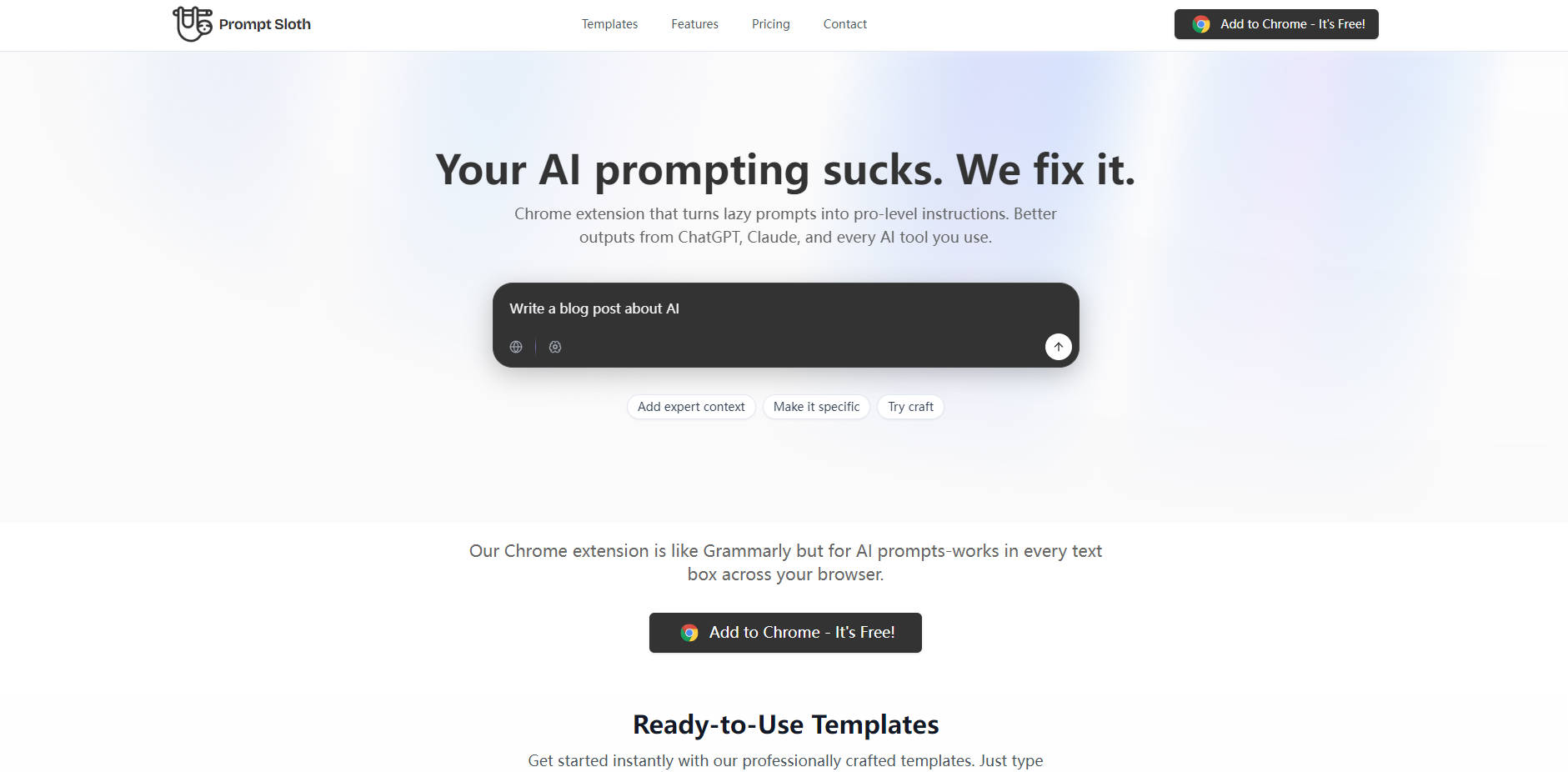 Prompt Sloth  gallery image