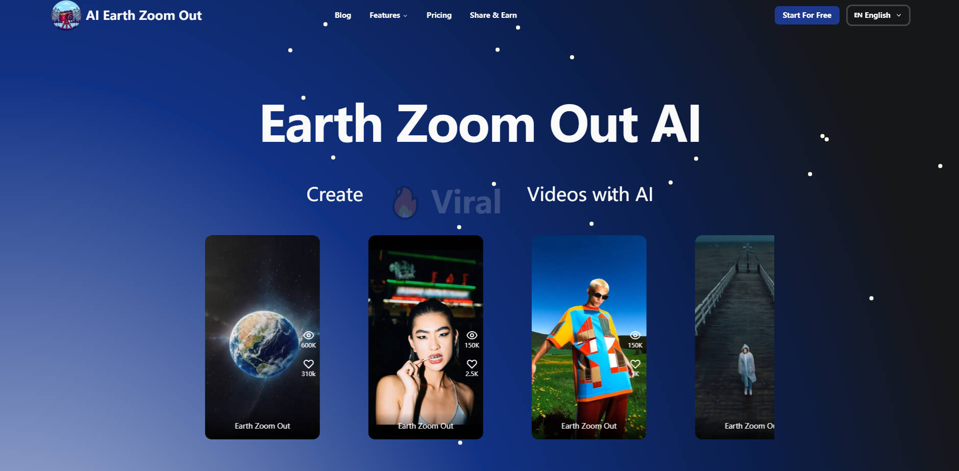 Earth Zoom Out AI gallery image